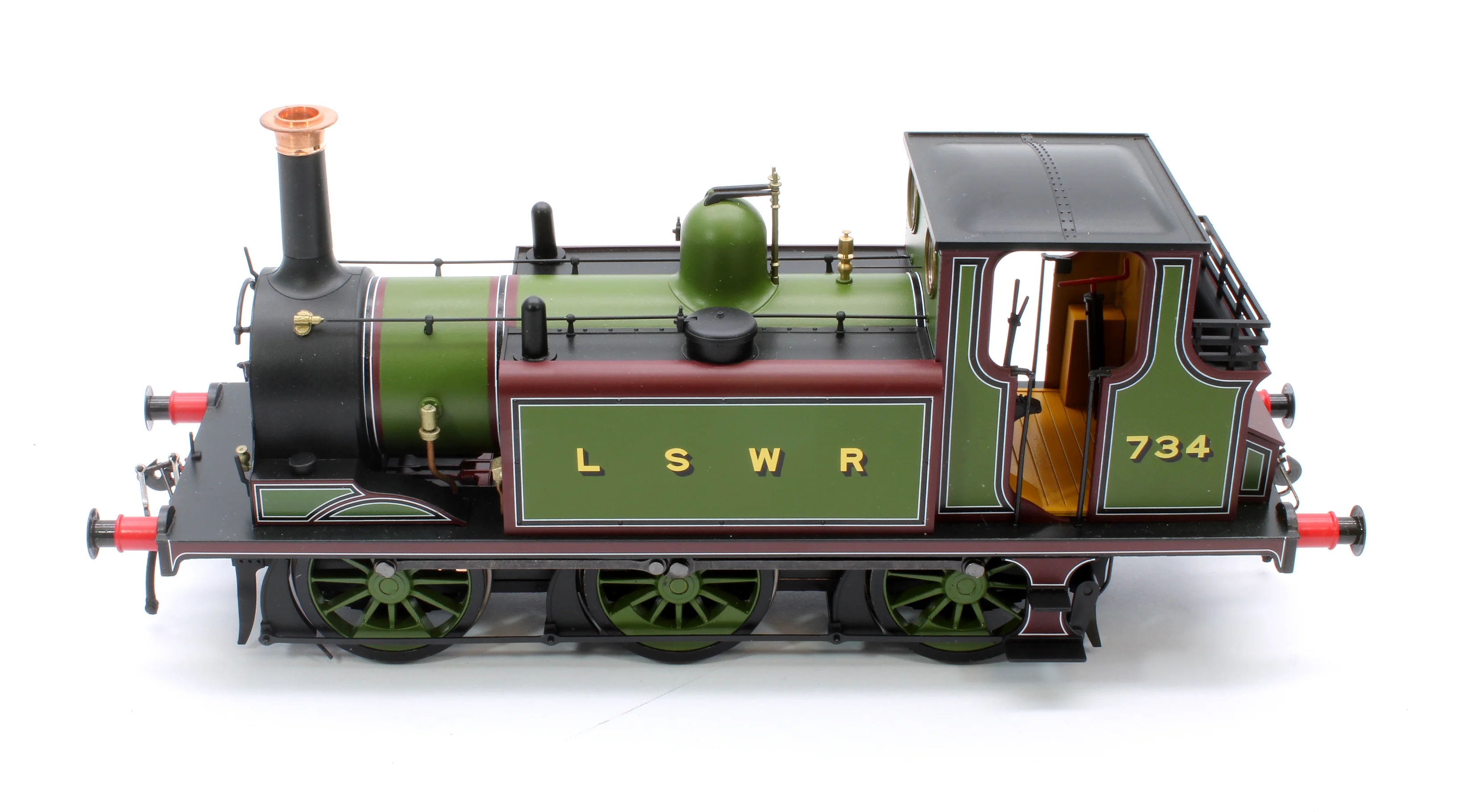 7S-010-014D Terrier A1 734 LSWR Green - Steam Tank Locomotive - DCC Fitted - Image 8