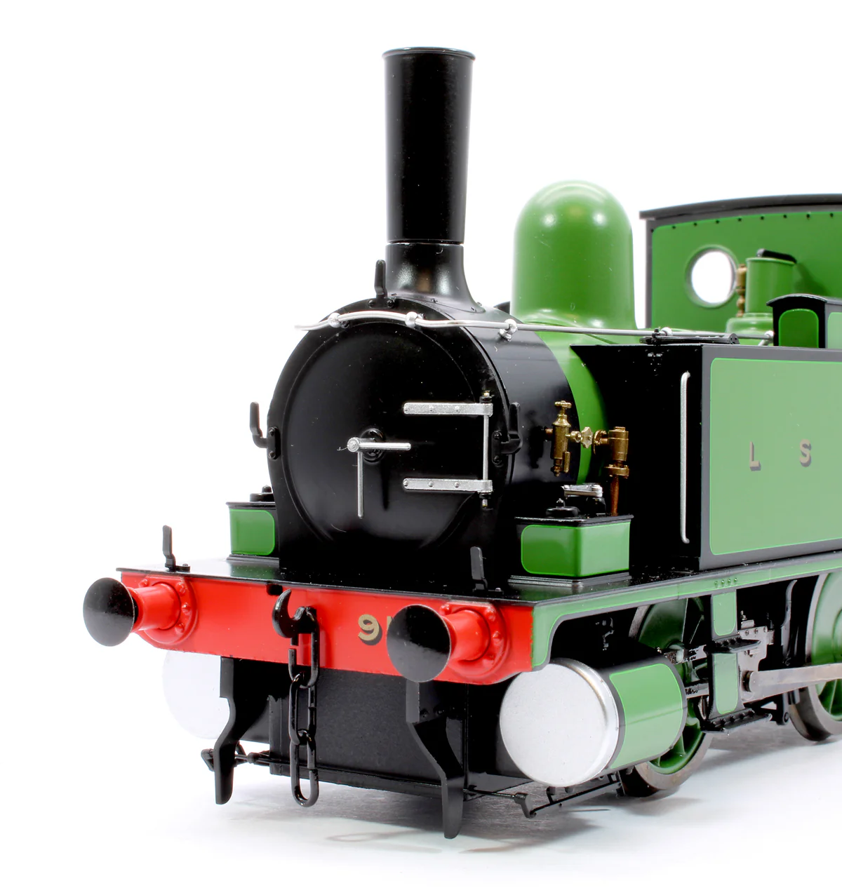 L&SWR B4 0-4-0T Lined Green 91 - Steam Tank Locomotive - Sound Fitted - Image 6