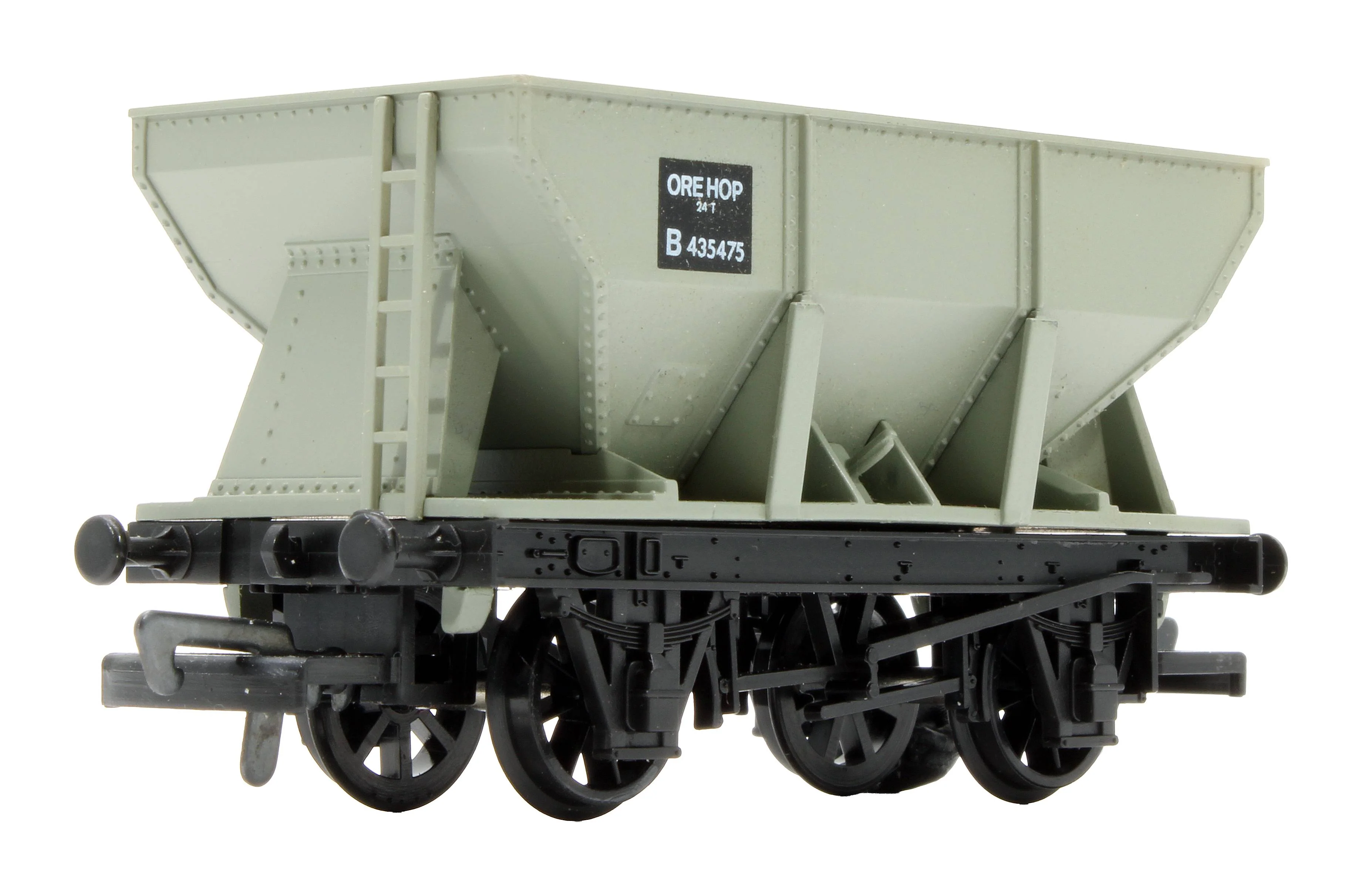 Pre-Owned Dapol B141 12T Ore Hopper Wagon B435475 in BR Grey