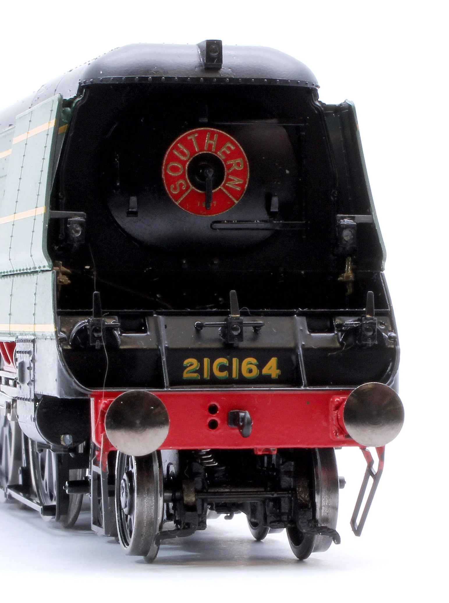 Black Label Battle of Britain Fighter Command 21C164 SR Malachite Green Steam Locomotive - DCC Sound & Smoke - Image 11
