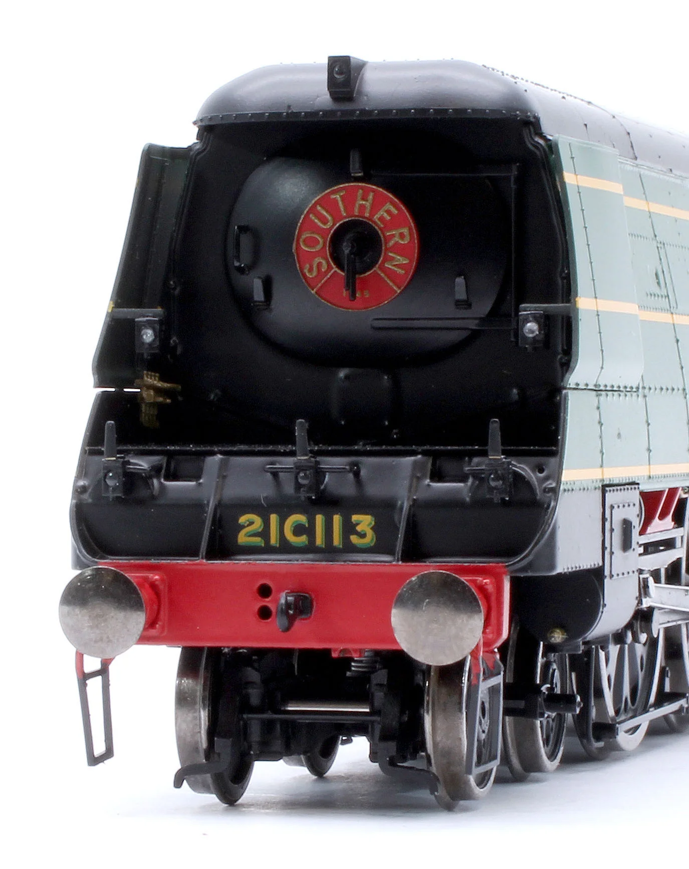 Black Label West Country Okehampton 21C113 SR Malachite Green Steam Locomotive - DCC Sound & Smoke - Image 10