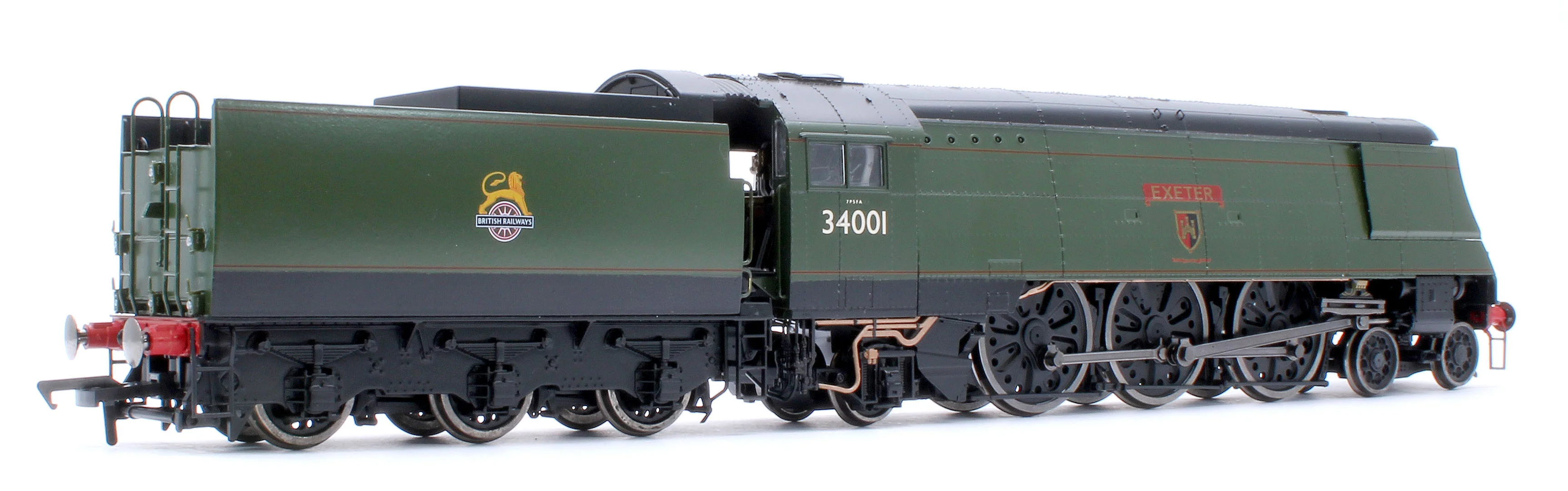 Black Label West Country Exeter 34001 B.R. Green Early Crest Steam Locomotive - DCC Sound & Smoke - Image 4