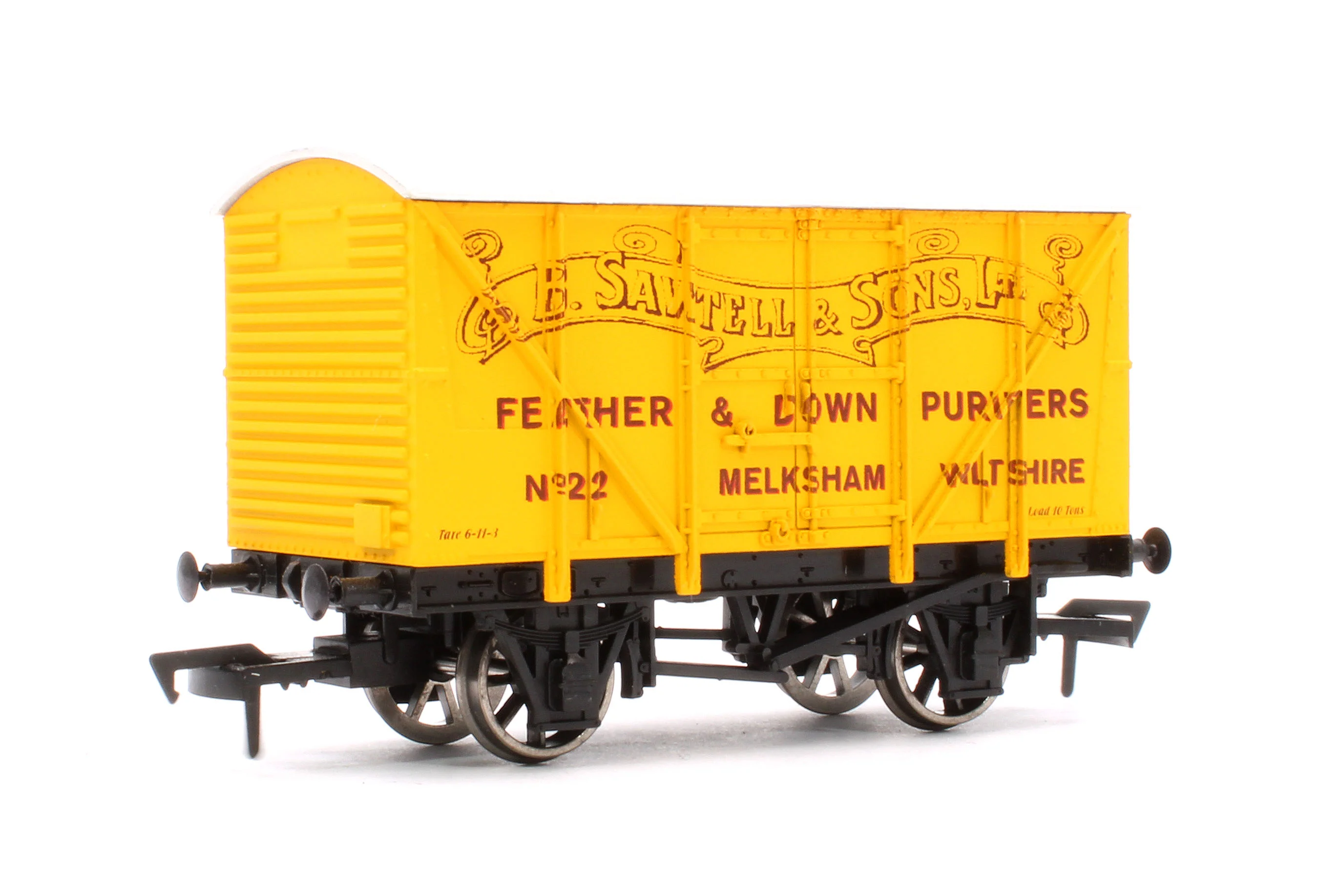 Pre-Owned 10T No.22 Vent Van 'B.Sawtell & Sons Ltd, Feather & Down Purifiers' (Limited edition for Burnham & District MRC)