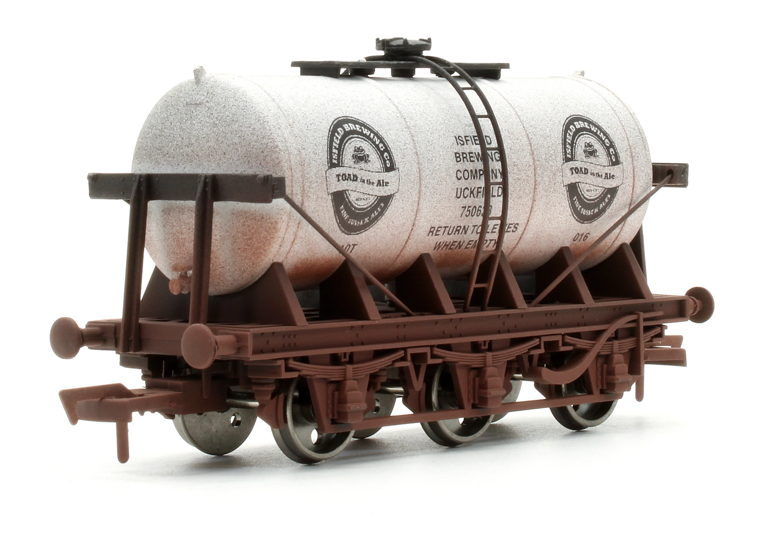 Pre-Owned 6 Wheel 10T No.016 Tank Wagon 'Isfield Brewing Co - Toad in the Ale' - Weathered (Limited Edition for Simply Southern)