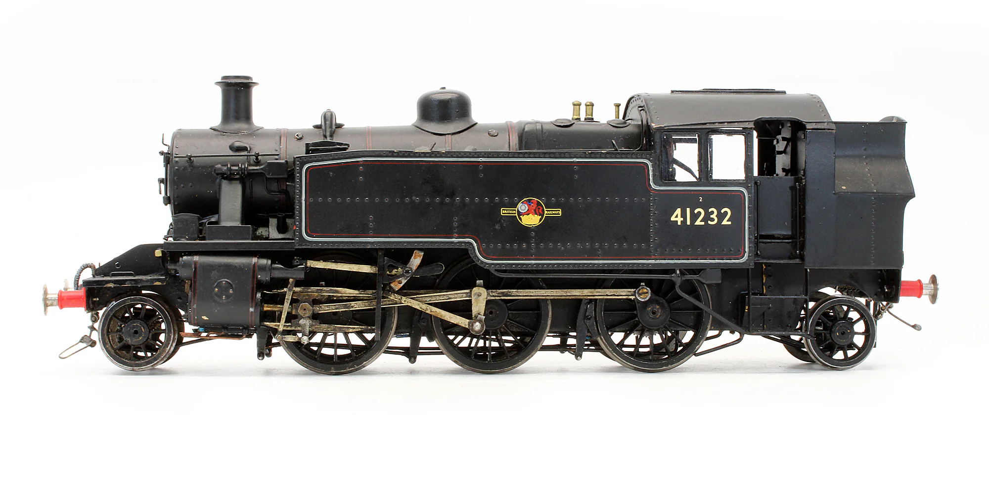 Pre-Owned Kit Built BR Lined Black 2-6-2 Class 2 '41232' Steam Locomotive - DCC Sound Fitted - Image 4