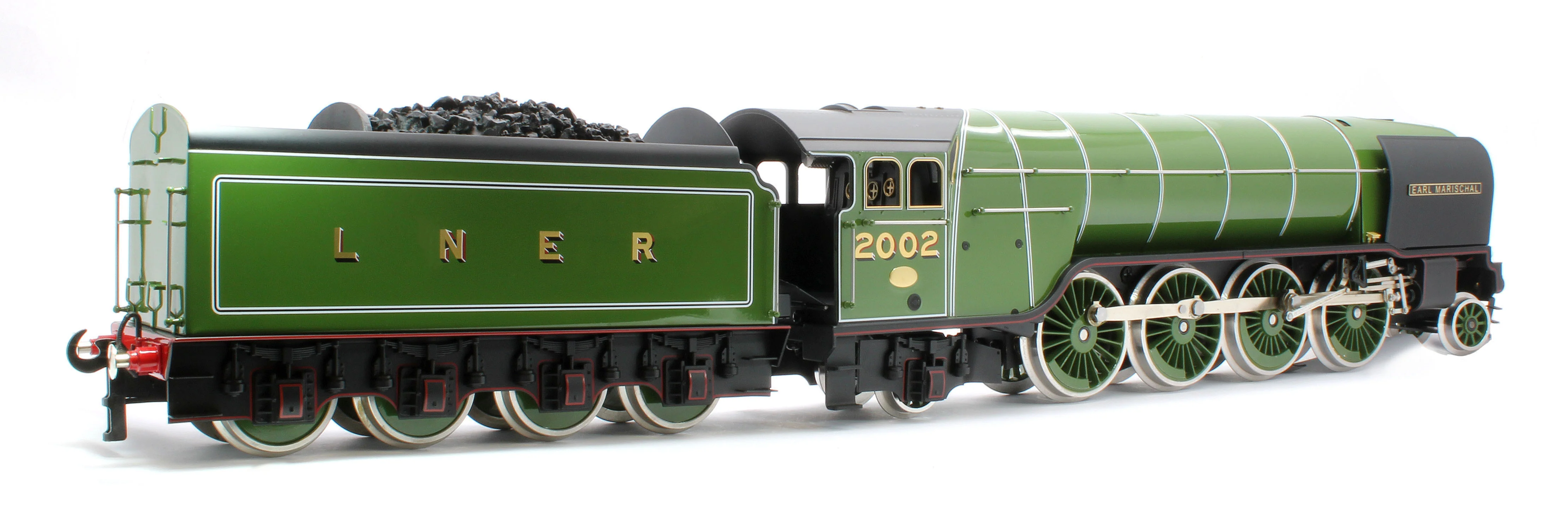 E/36-A1-EM P2 Class Non-Streamlined "Earl Marischal" 2-8-2 LNER Lined Apple Green No. 2002 Steam Locomotive - Image 3