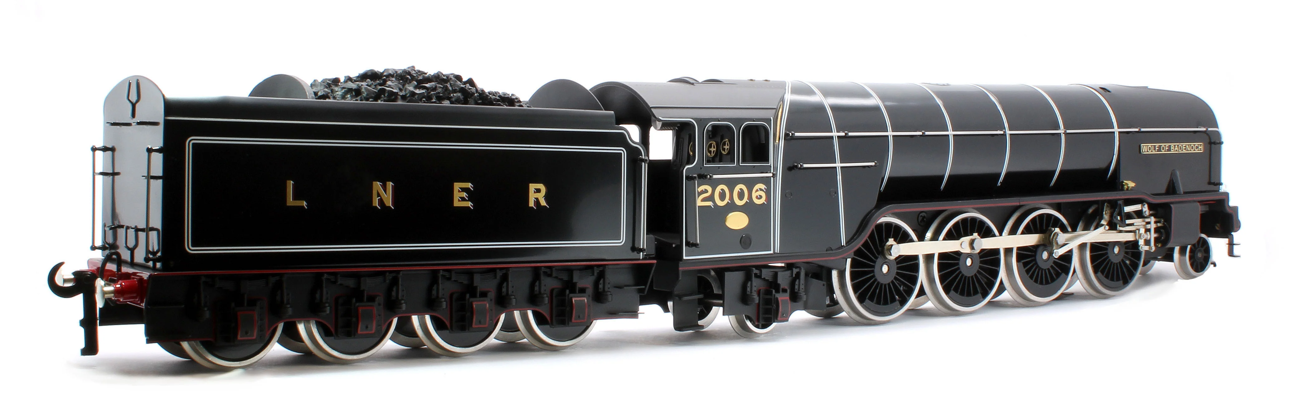E/36-A2-WB P2 Class Non-Streamlined "Wolf of Badenoch" 2-8-2 Gloss Lined Black No. 2006 Steam Locomotive - Image 3
