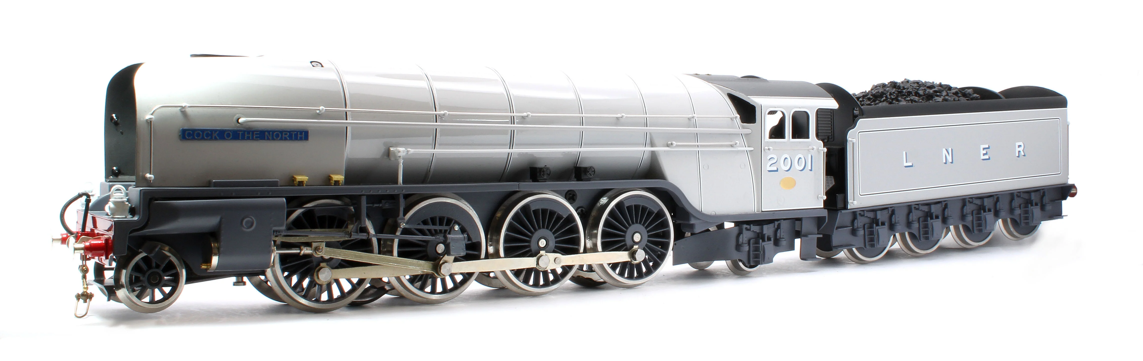 E/36-A3-CN P2 Class Non-Streamlined "Cock O The North" 2-8-2 Two Tone Grey No. 2001 Steam Locomotive