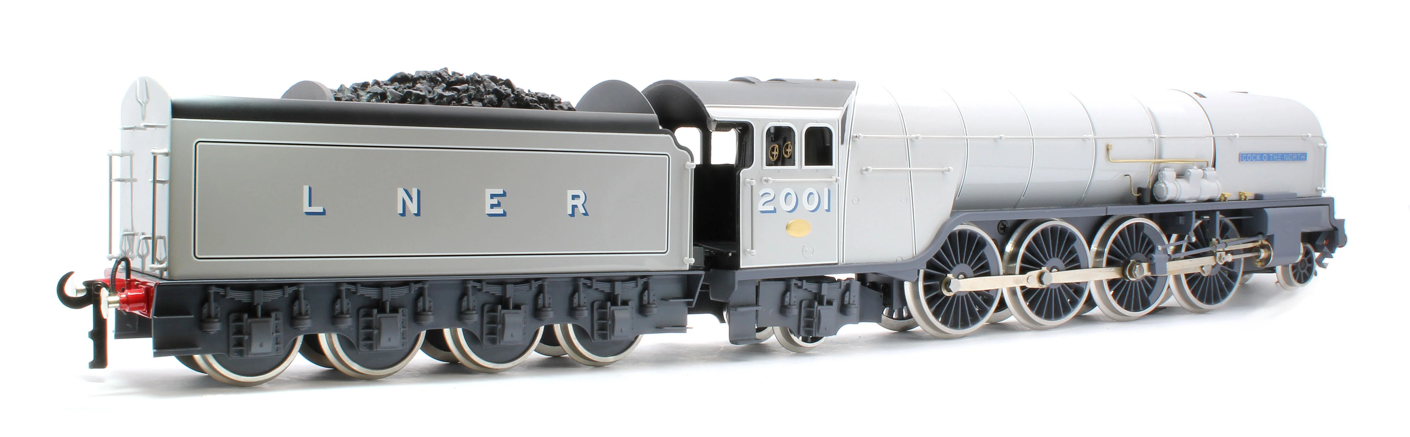 E/36-A3-CN P2 Class Non-Streamlined "Cock O The North" 2-8-2 Two Tone Grey No. 2001 Steam Locomotive - Image 3