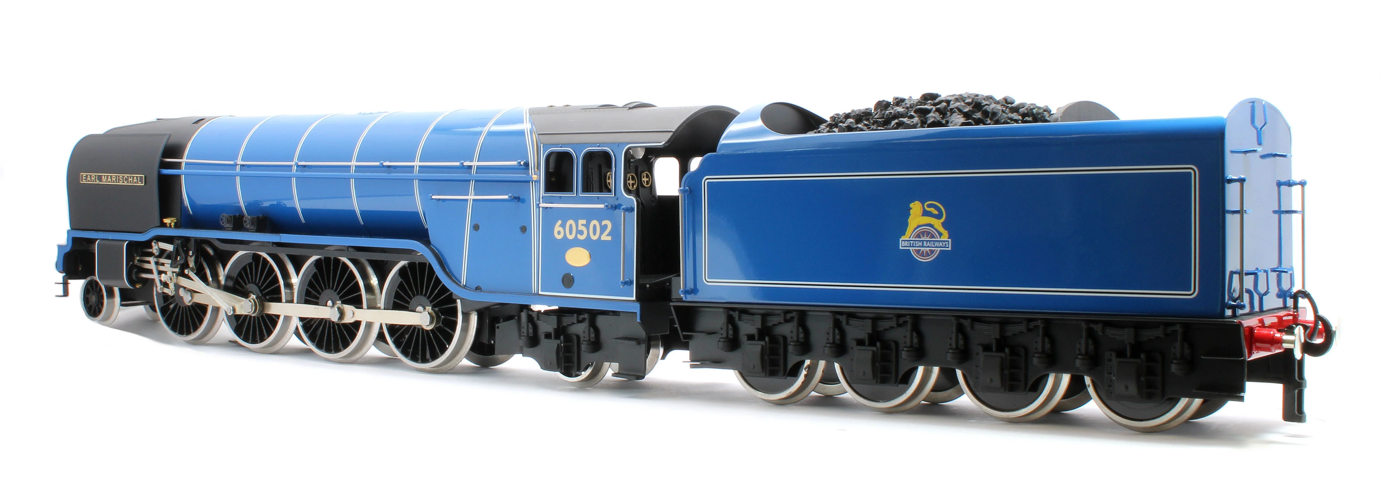 E/36-A4-EM P2 Class Non-Streamlined "Earl Marischal" 2-8-2 BR Gloss Lined Blue No. 60502 Steam Locomotive - Image 2
