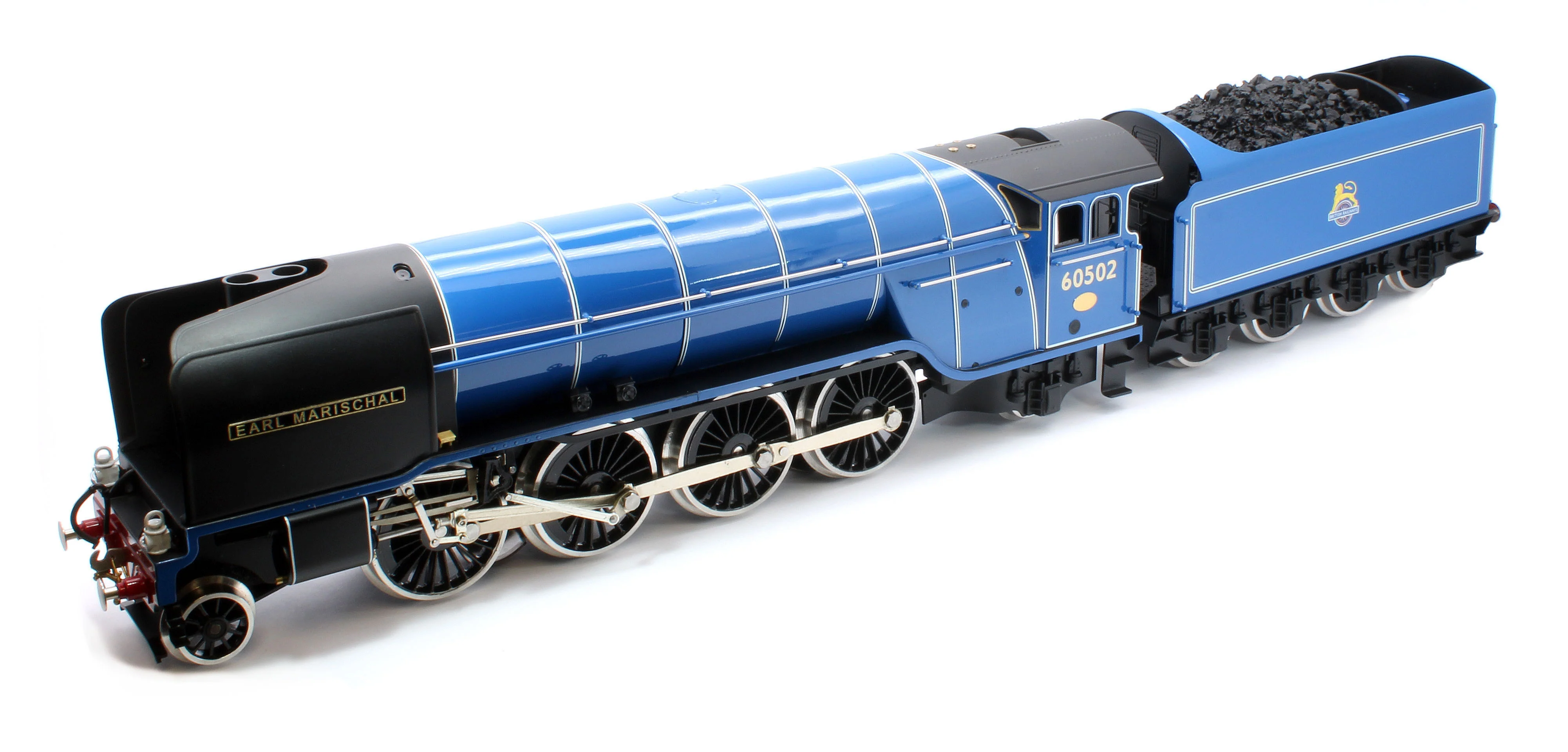E/36-A4-EM P2 Class Non-Streamlined "Earl Marischal" 2-8-2 BR Gloss Lined Blue No. 60502 Steam Locomotive - Image 8