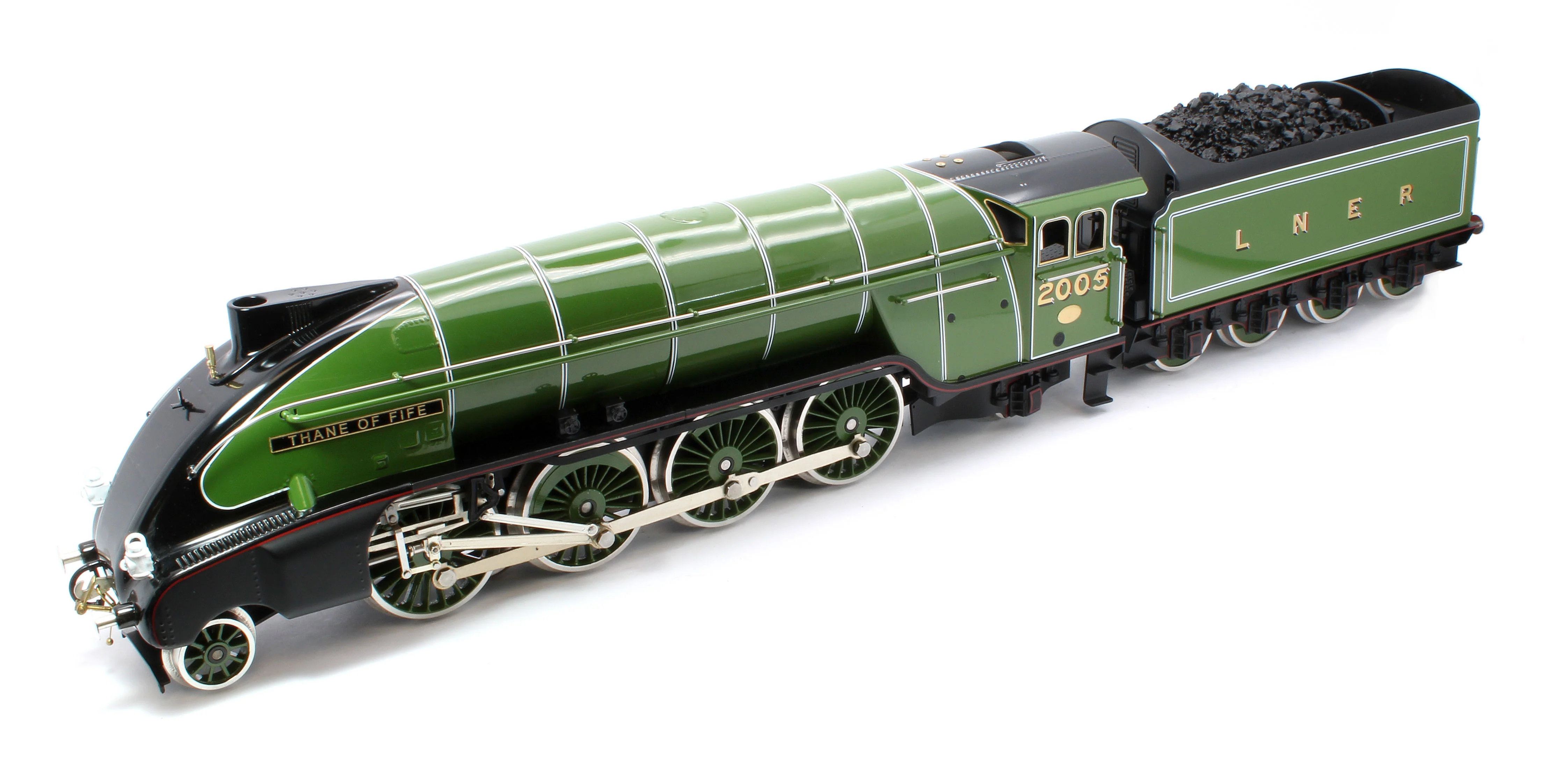 E/36-B1-TF P2 Class Streamlined "Thane of Fife" 2-8-2 LNER Lined Apple Green No. 2005 Steam Locomotive - Image 8