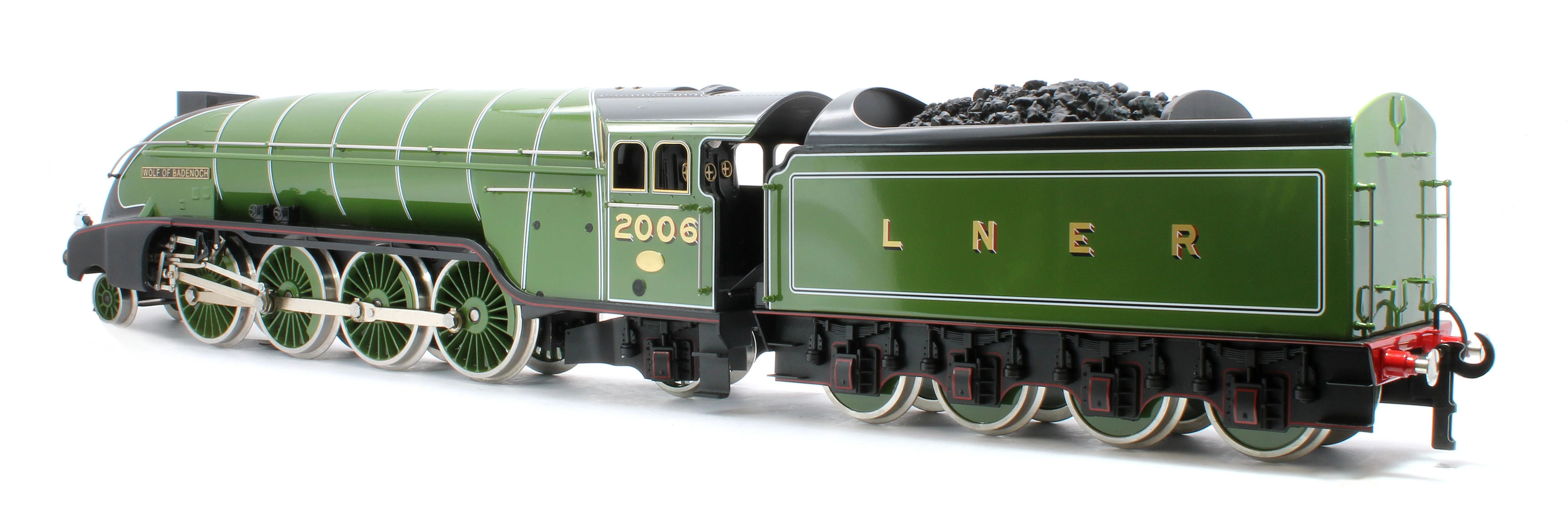 E/36-B1-WB P2 Class Streamlined "Wolf of Badenoch" 2-8-2 LNER Lined Apple Green No. 2006 Steam Locomotive - Image 2