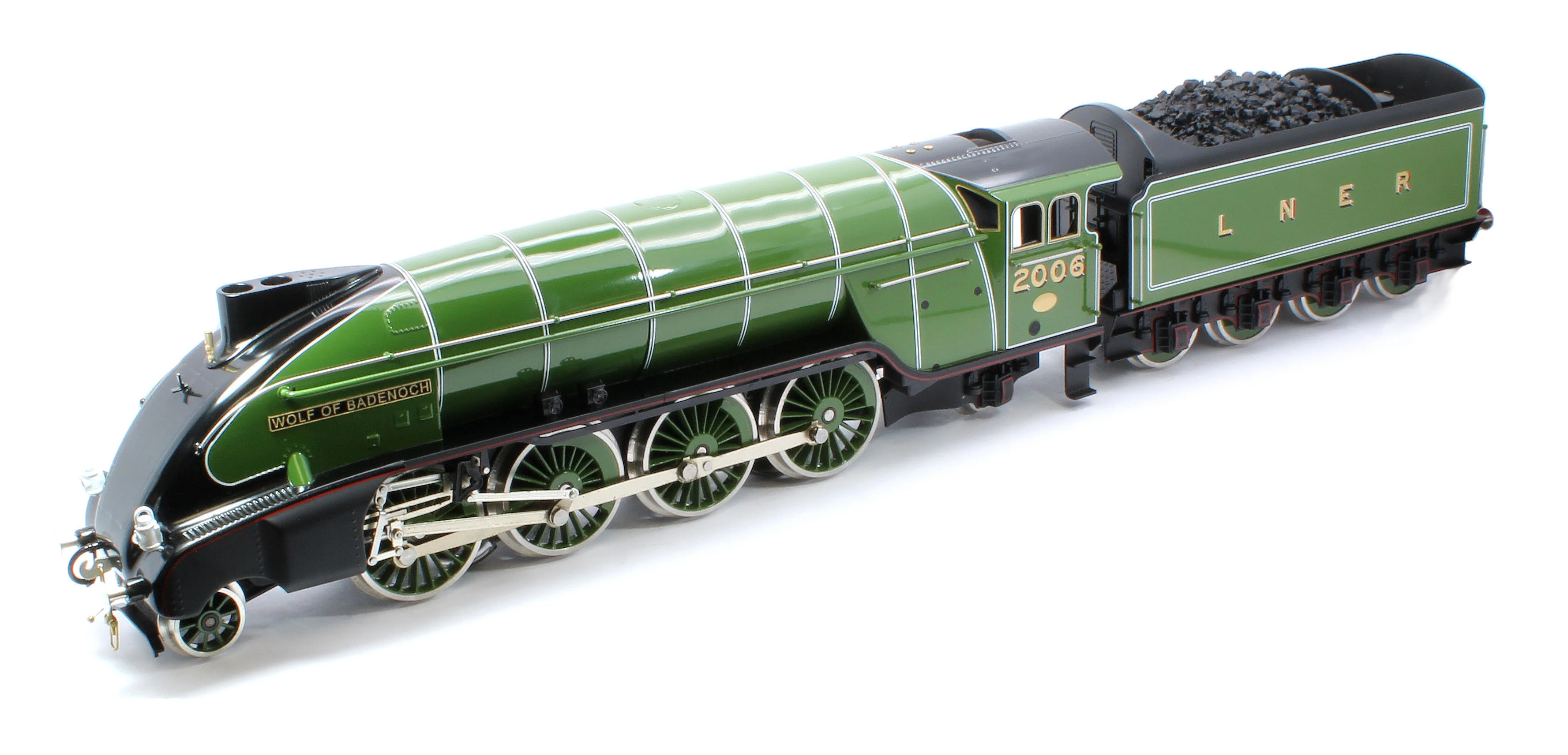 E/36-B1-WB P2 Class Streamlined "Wolf of Badenoch" 2-8-2 LNER Lined Apple Green No. 2006 Steam Locomotive - Image 8