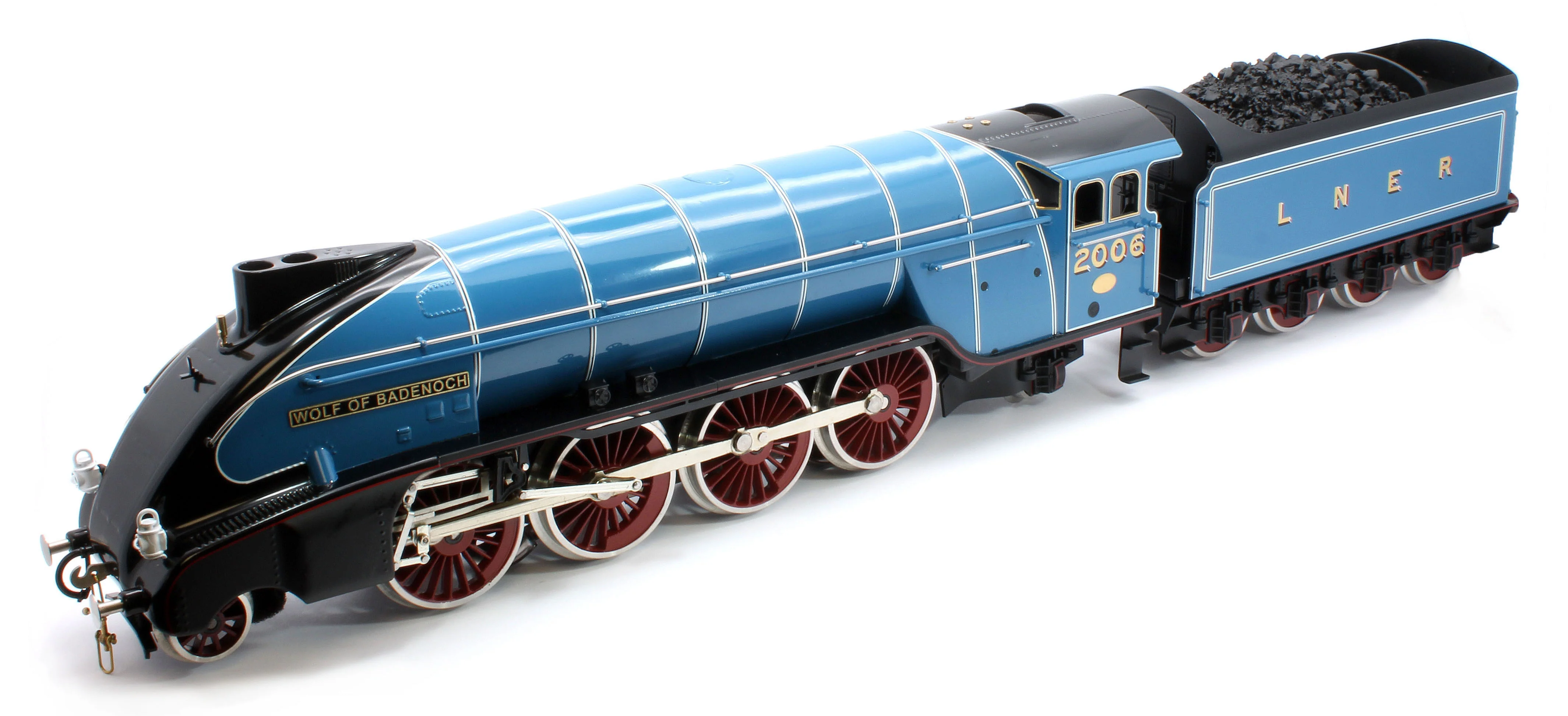 E/36-B2-WB P2 Class Streamlined "Wolf Badenoch" 2-8-2 LNER Garter Blue No. 2006 Steam Locomotive - Image 5