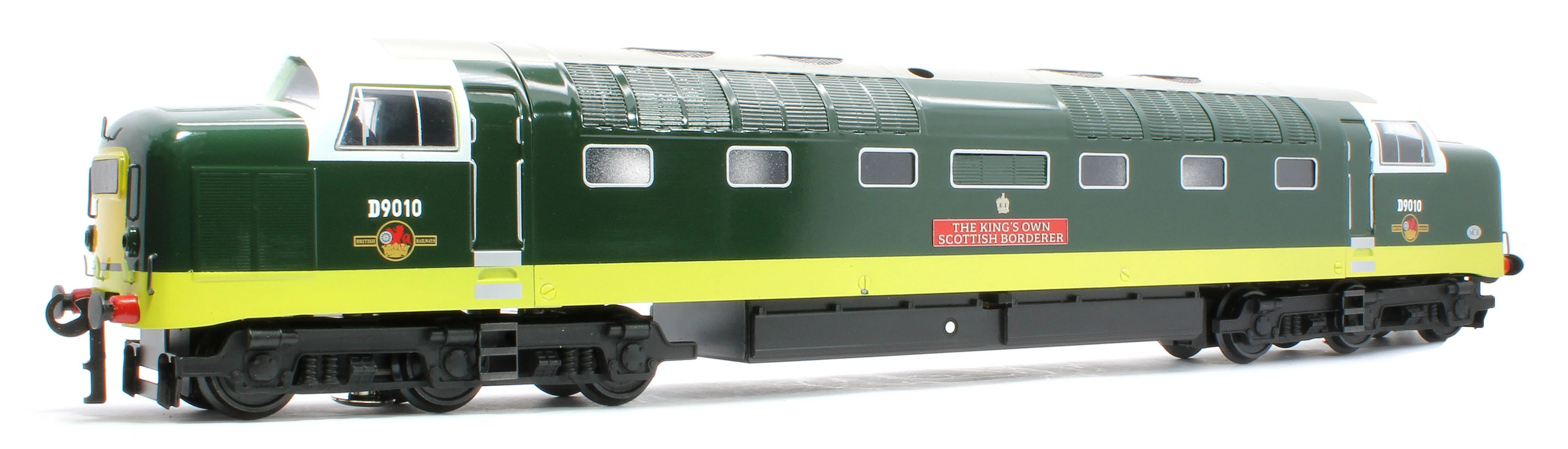 E/41-B2 Class 55 English Electric Deltic "The Kings Own Scottish Borderer" BR Green Small Yellow Panels No. D9010 Diesel Locomotive - Image 4