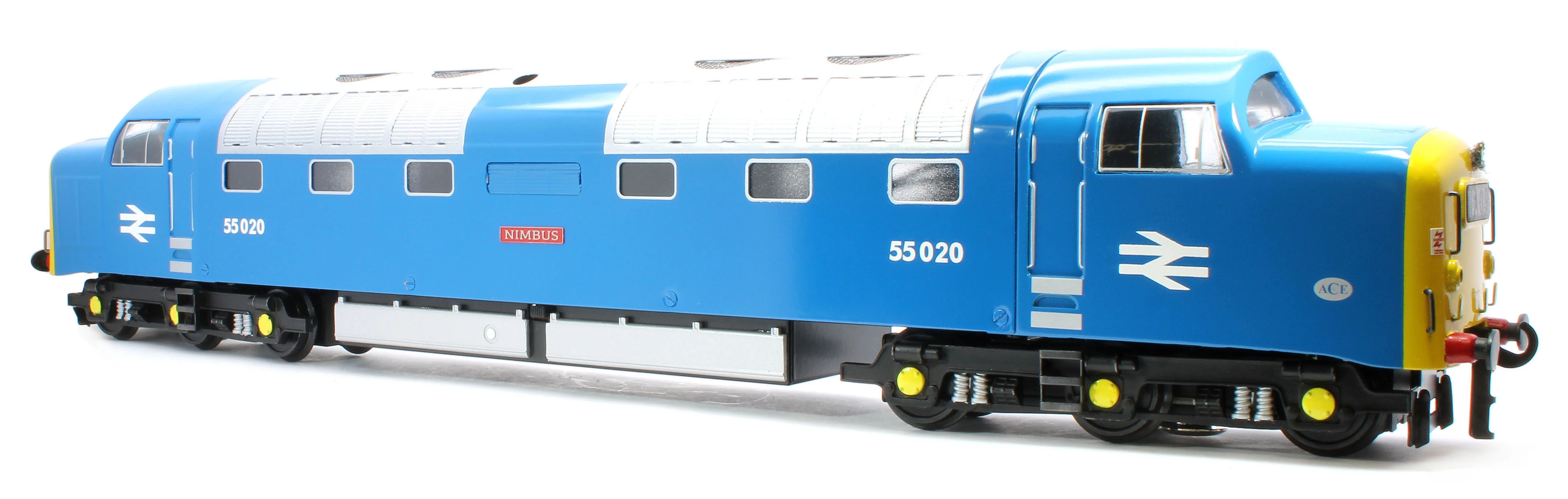 E/41-C2 Class 55 English Electric Deltic "Nimbus" BR Blue Full Yellow Ends No. 55020 Diesel Locomotive - Image 5