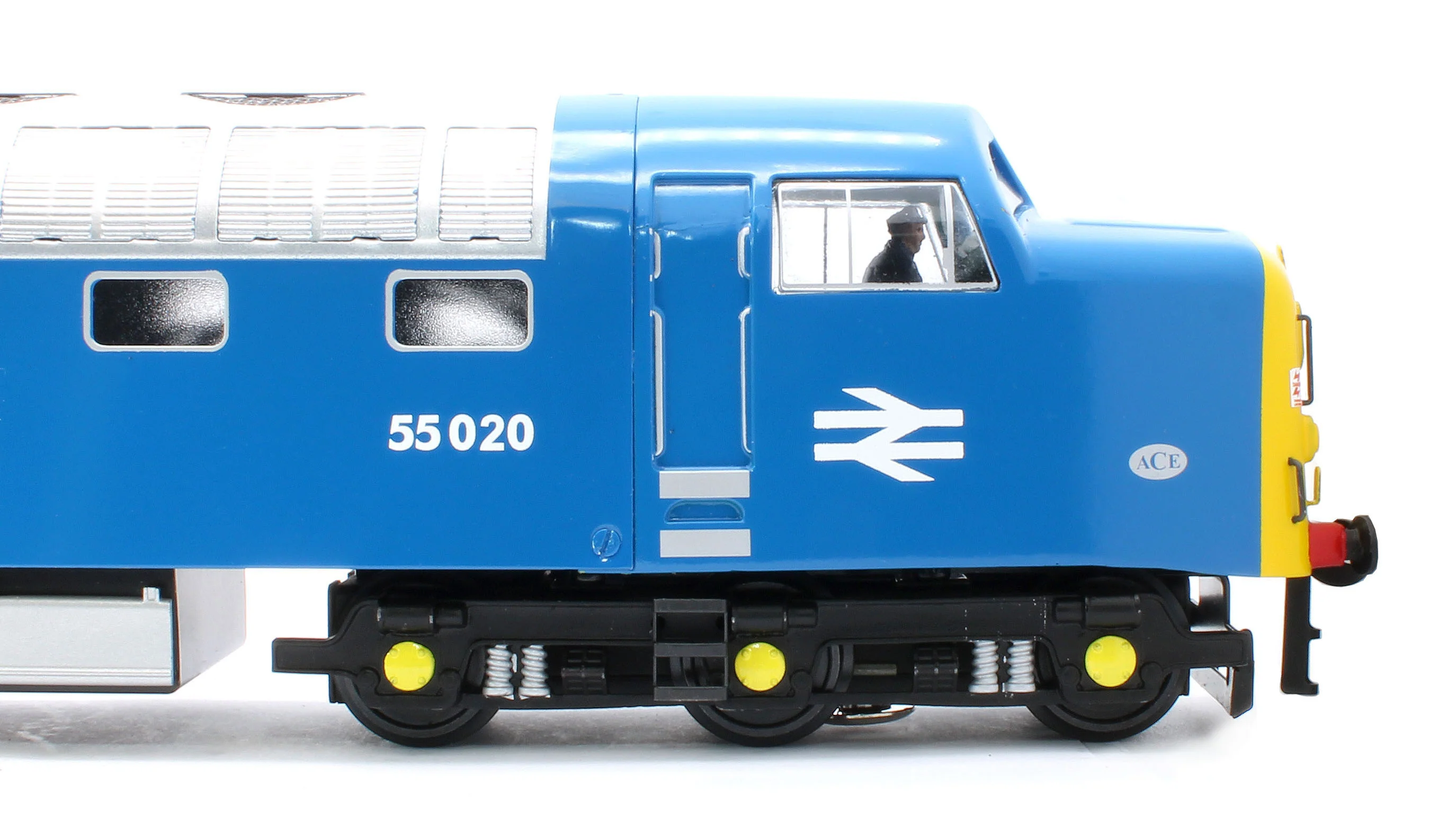 E/41-C2 Class 55 English Electric Deltic "Nimbus" BR Blue Full Yellow Ends No. 55020 Diesel Locomotive - Image 9