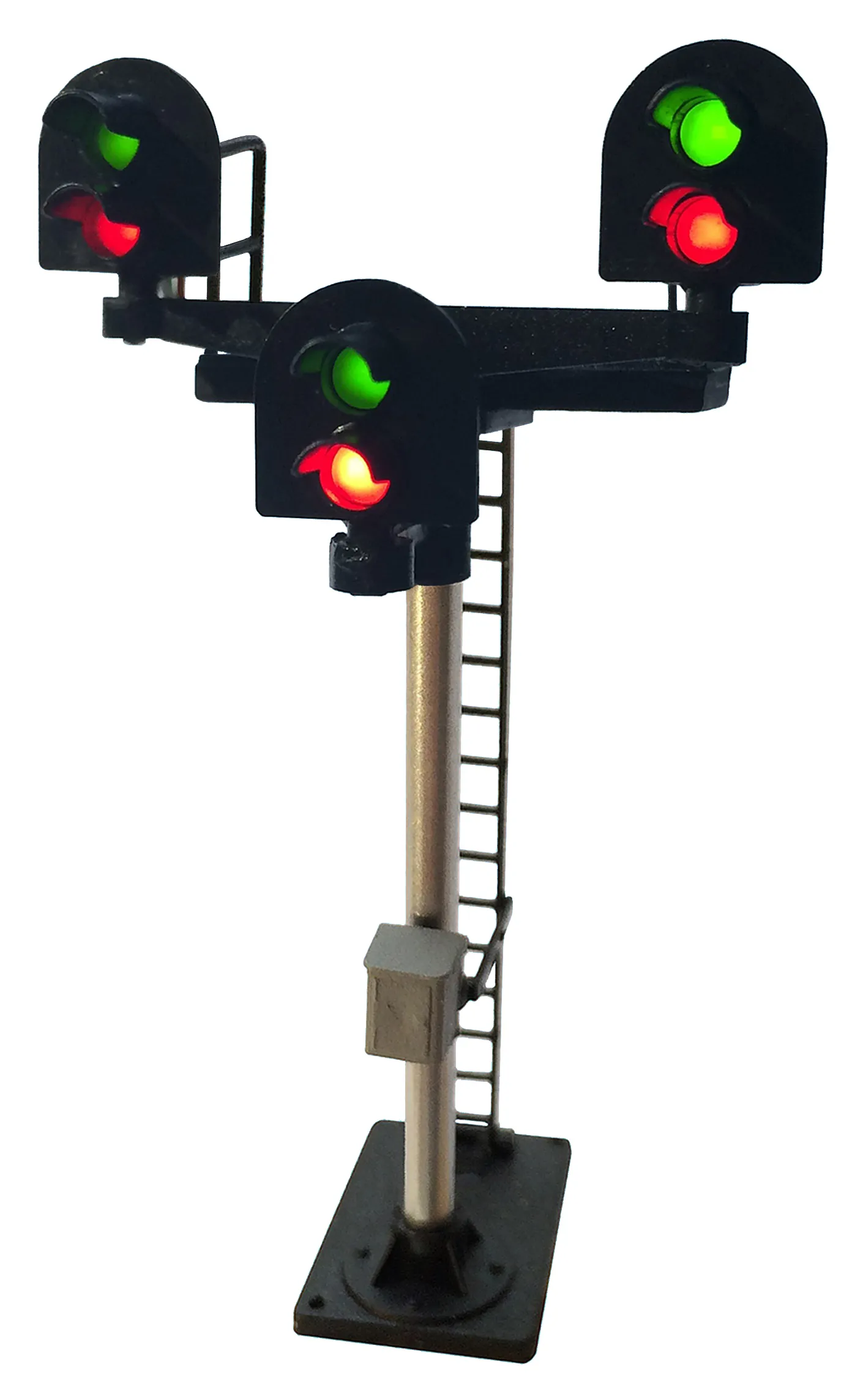 2 2 2 Aspect Home 3 Way Junction Signal Kit Round Head Type