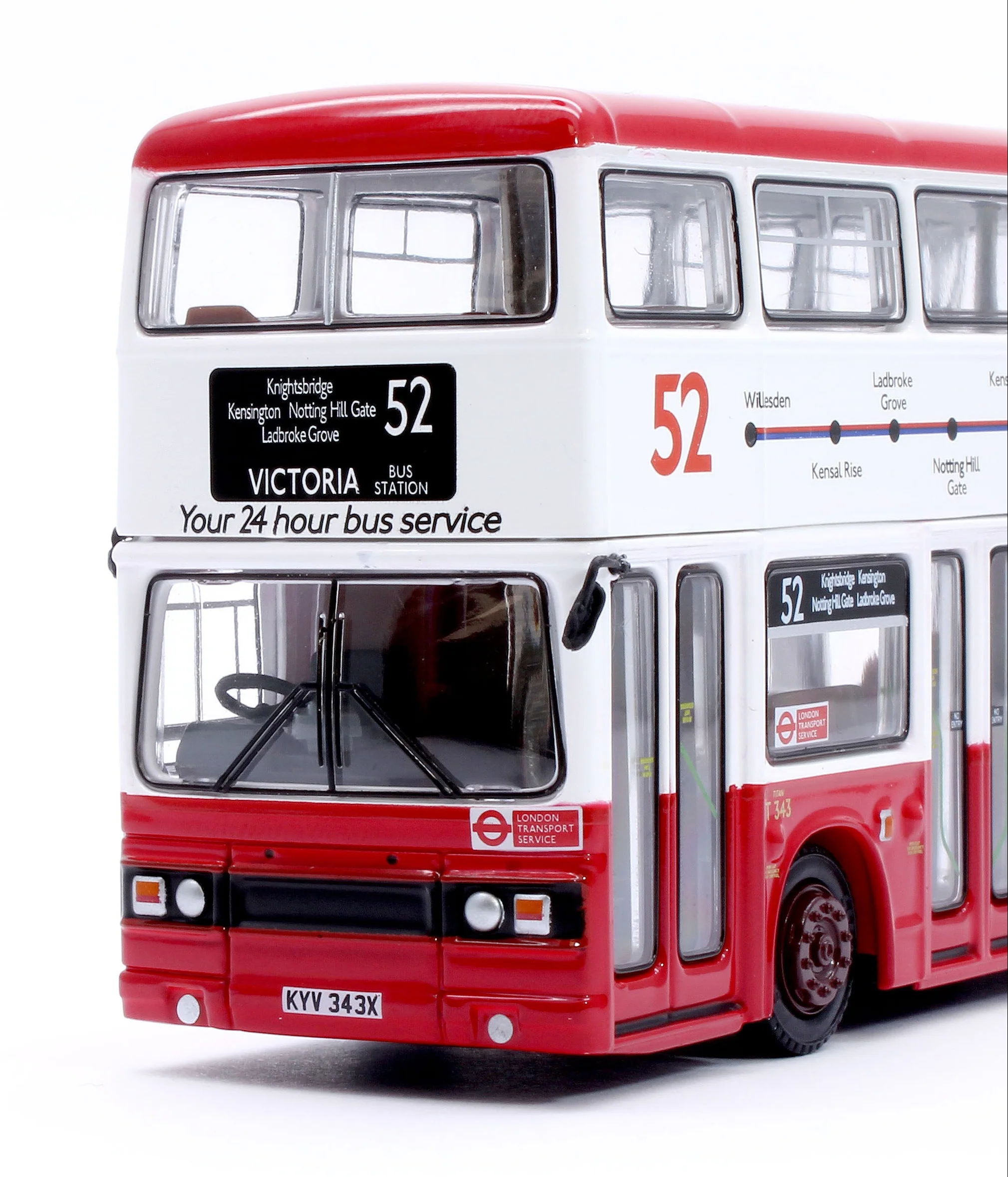 Leyland Titan B15 London Coaches T343 Route 52 Victoria Bus Station - Image 6
