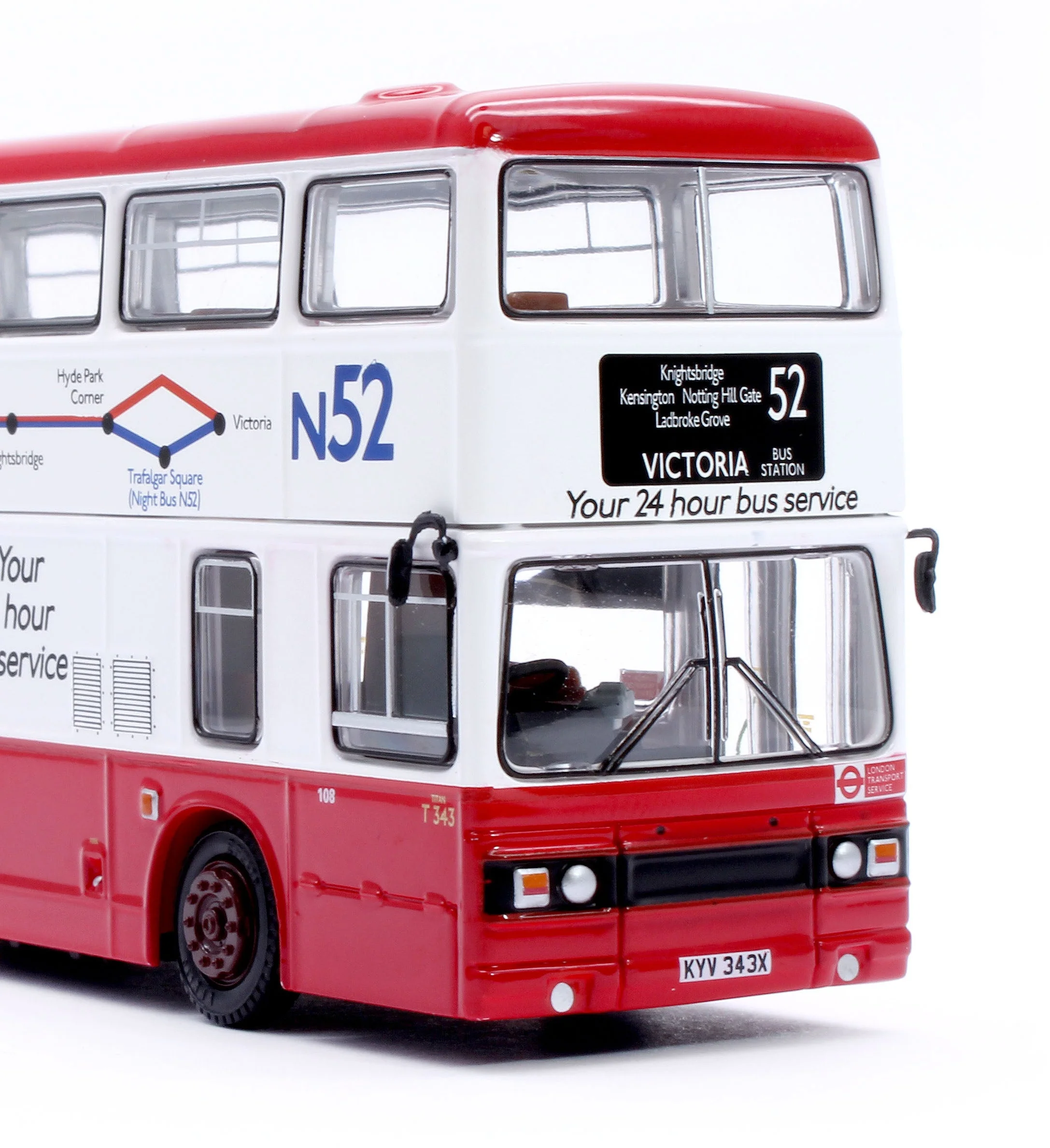 Leyland Titan B15 London Coaches T343 Route 52 Victoria Bus Station - Image 7