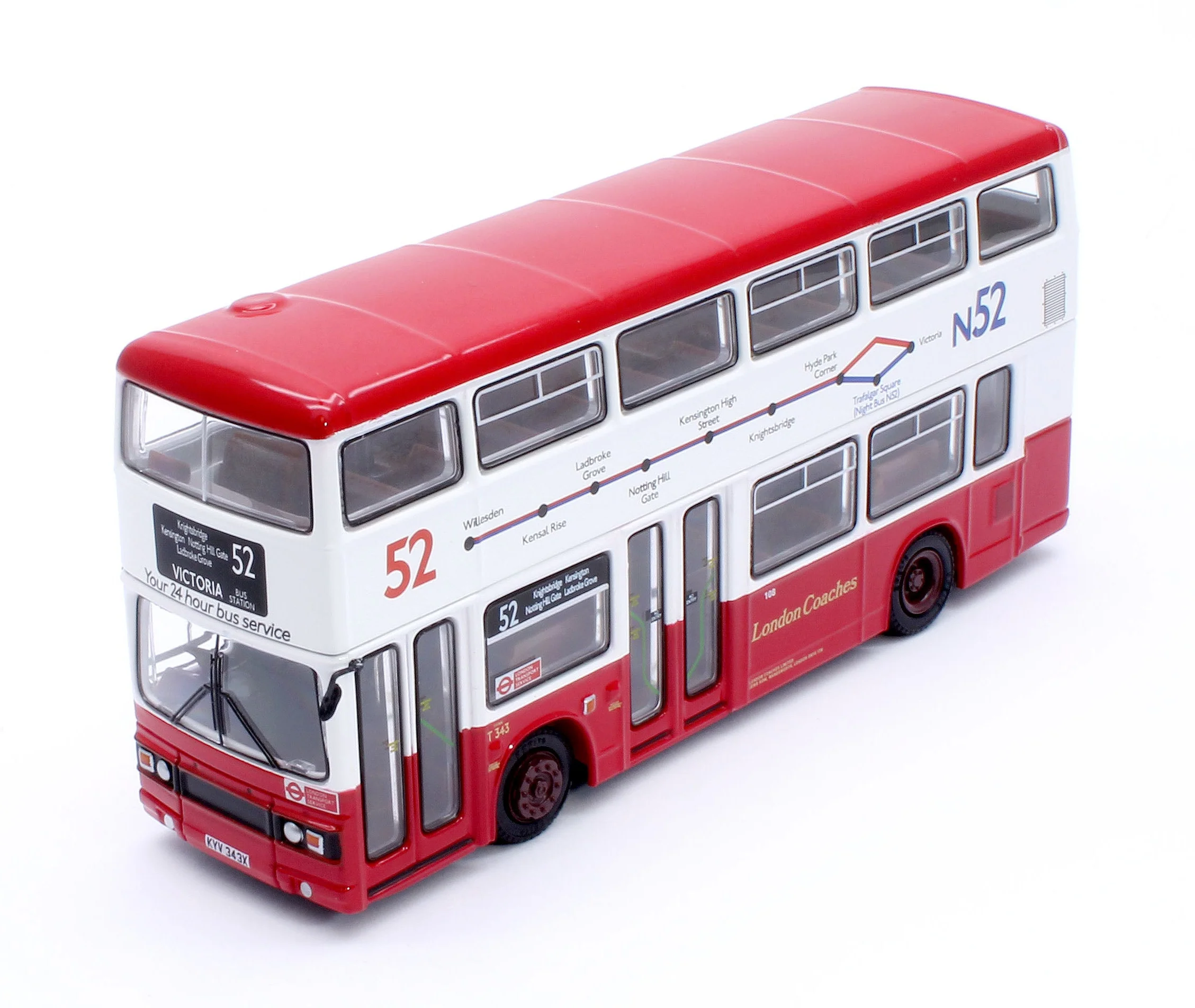 Leyland Titan B15 London Coaches T343 Route 52 Victoria Bus Station - Image 8