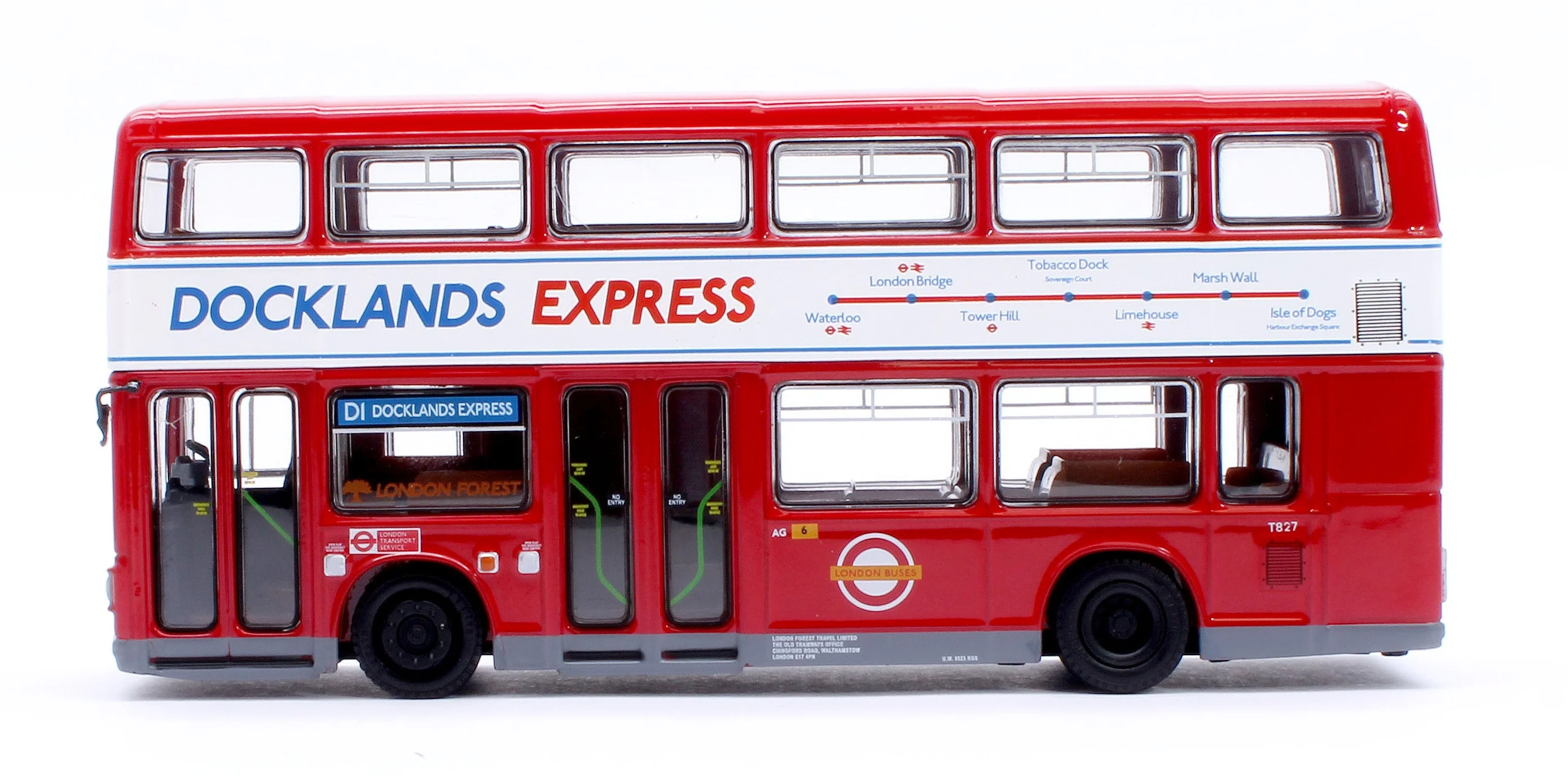Leyland Titan B15 London Forest T82 Docklands Express D1 Waterloo Station - Image 3