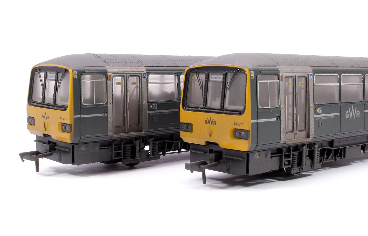 Class 143 2-Car DMU 143611 GWR Green (FirstGroup) - Weathered - Image 8