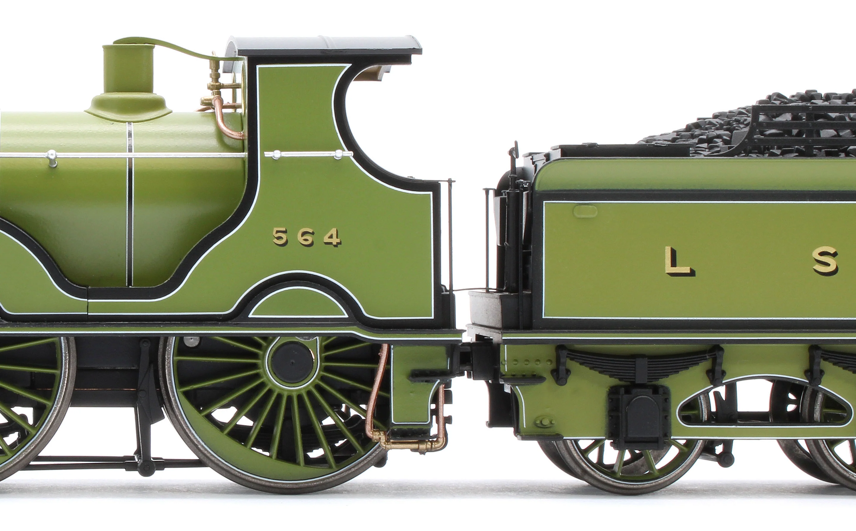 E85023 LSWR Adams T3 564 LSWR Urie Green Steam Locomotive - Image 9