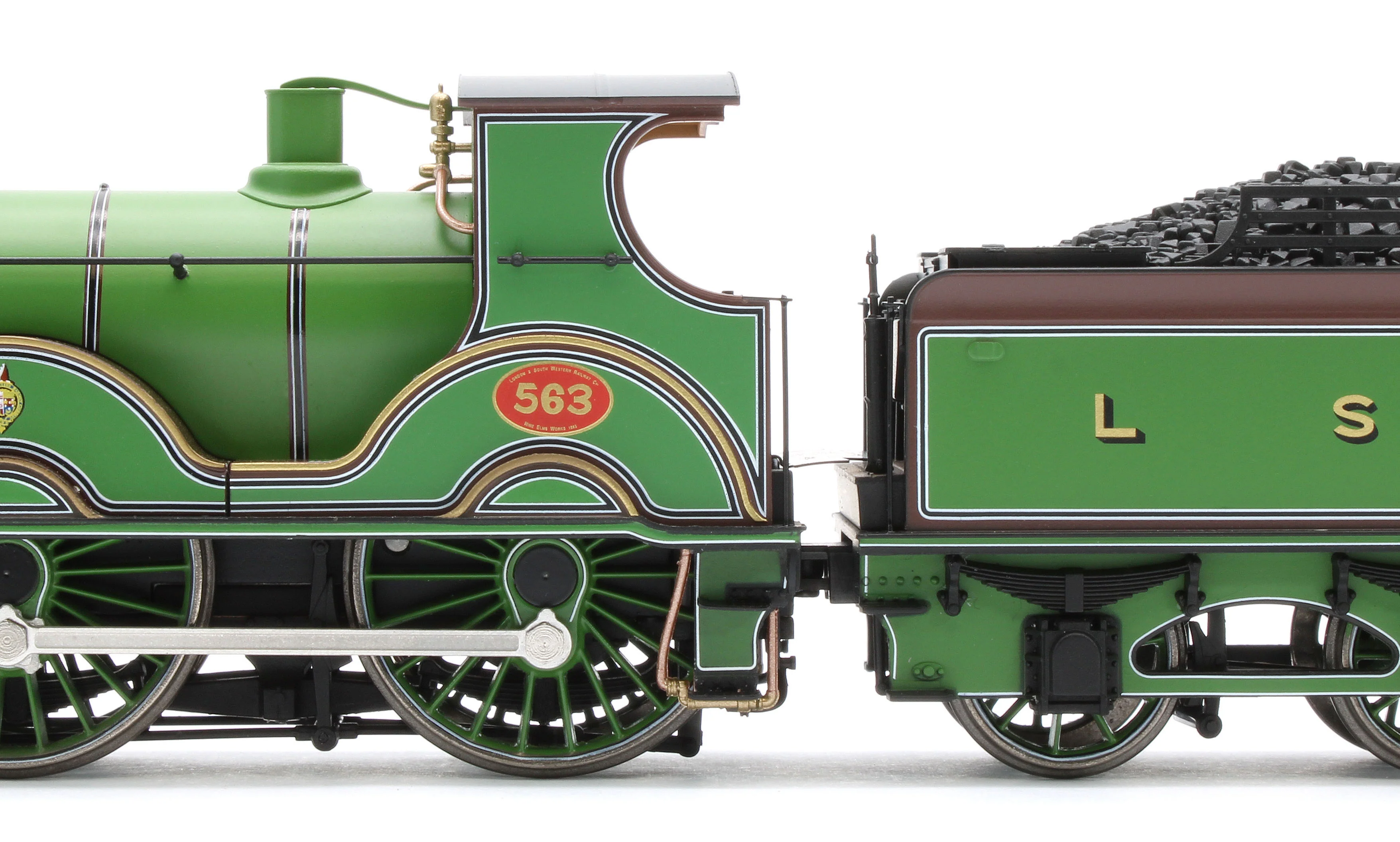 E85030 LSWR Adams T3 563 LSWR Drummond Green Steam Locomotive - Image 9
