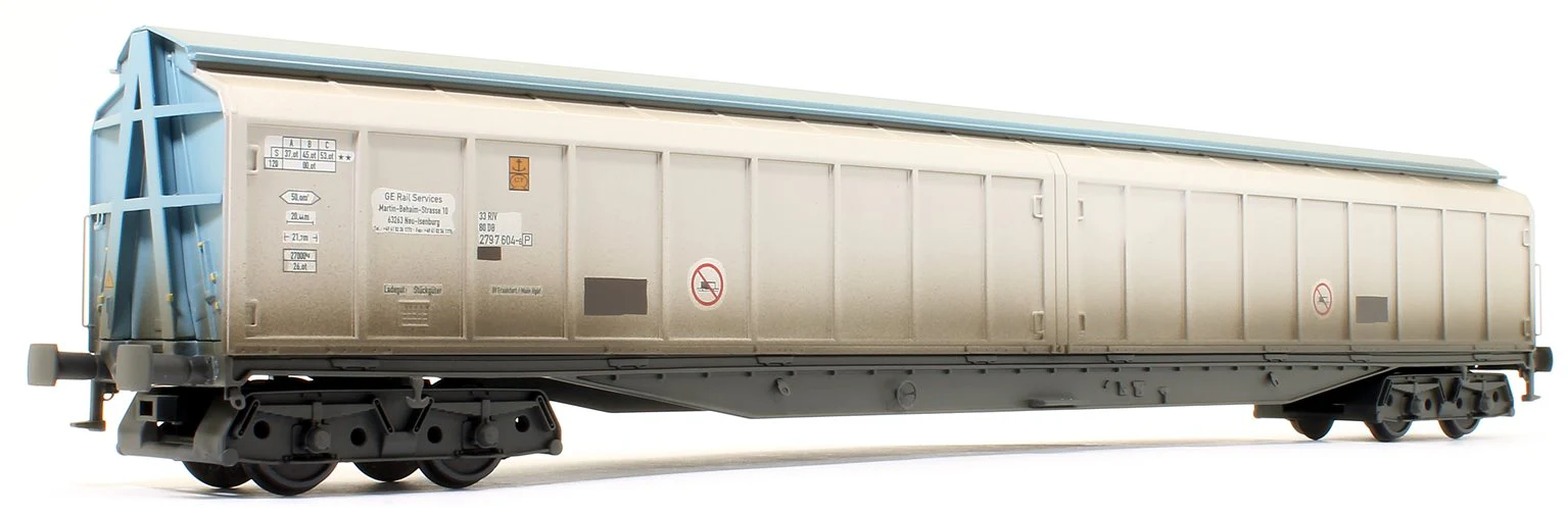 Cargowaggon 279-7-604-6 Silver & Blue Unbranded - Weathered