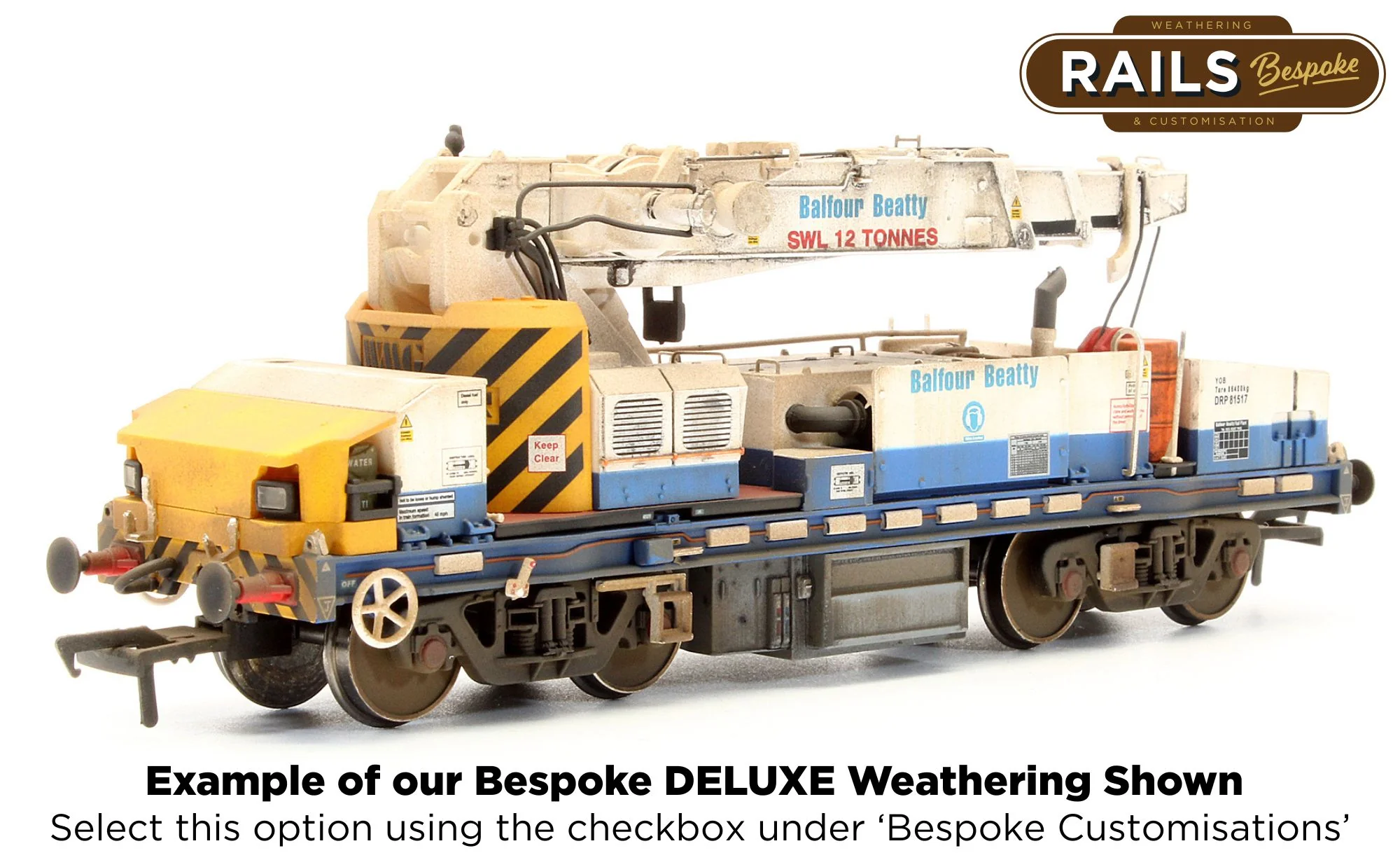 Plasser 12T YOB Diesel-Hydraulic Crane DRP81517 Balfour Beatty - Image 5