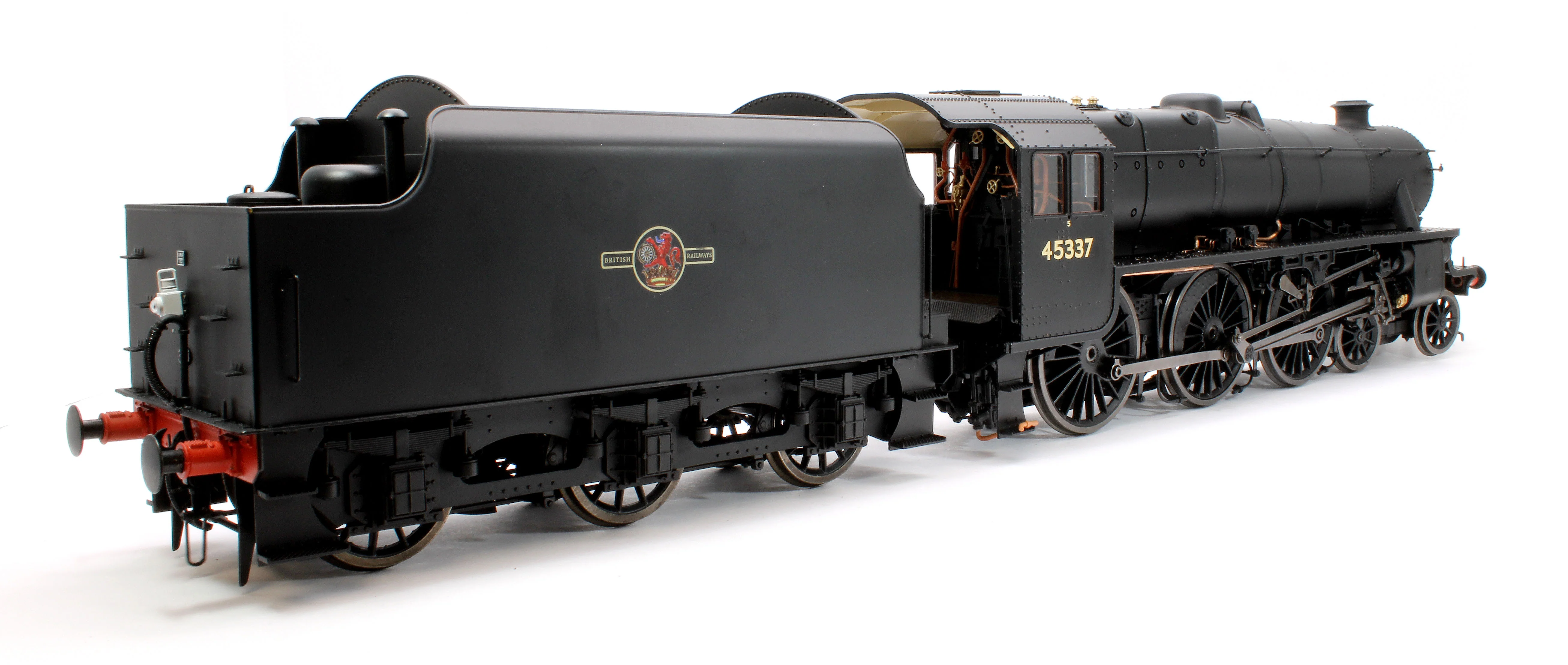 Stanier Class 5 4-6-0 "Black 5" Plain BR Black '45337' Welded Tender Steam Locomotive - Image 4