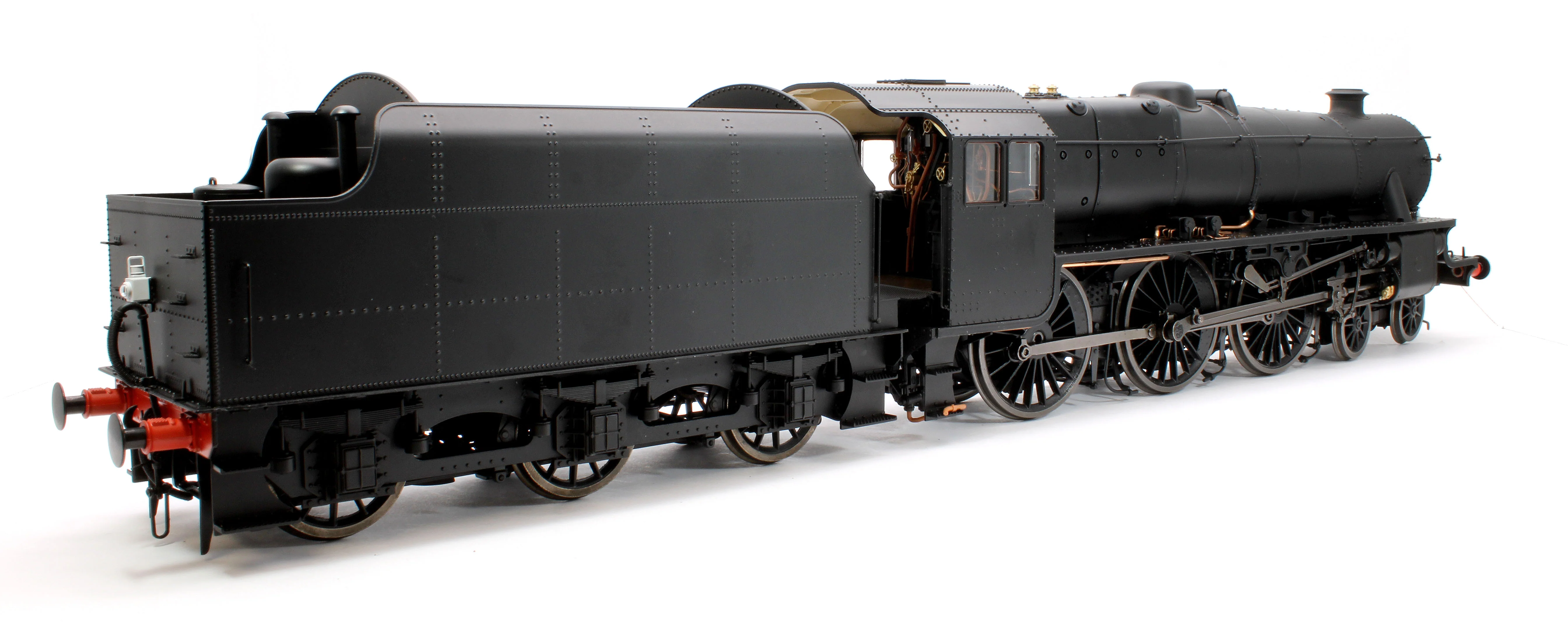 Stanier Class 5 4-6-0 "Black 5" Plain Black 'Un-numbered' Riveted Tender Steam Locomotive - Image 4
