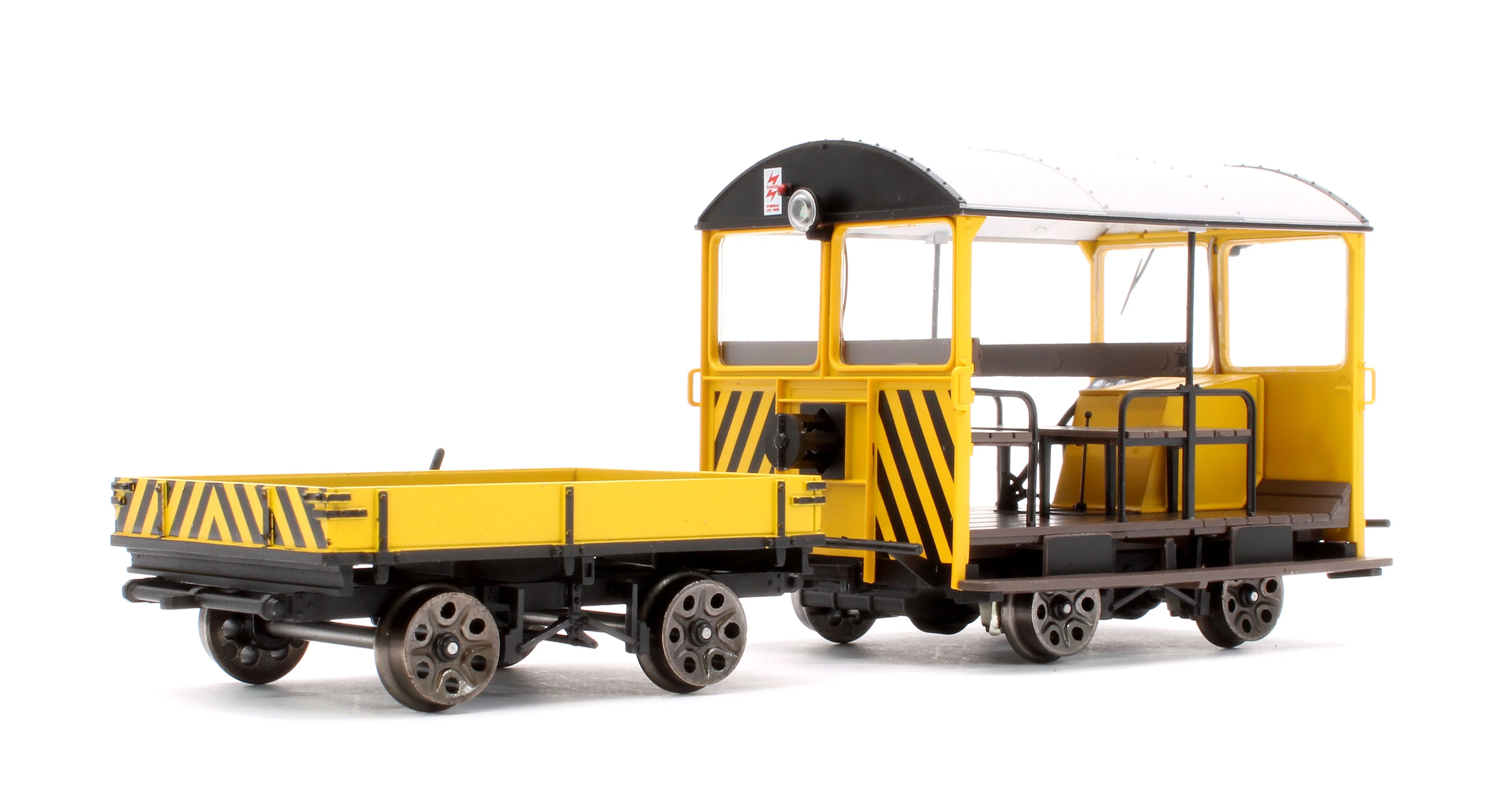 Wickham Trolley & Trailer, Engineers Yellow Unnumbered - Image 3