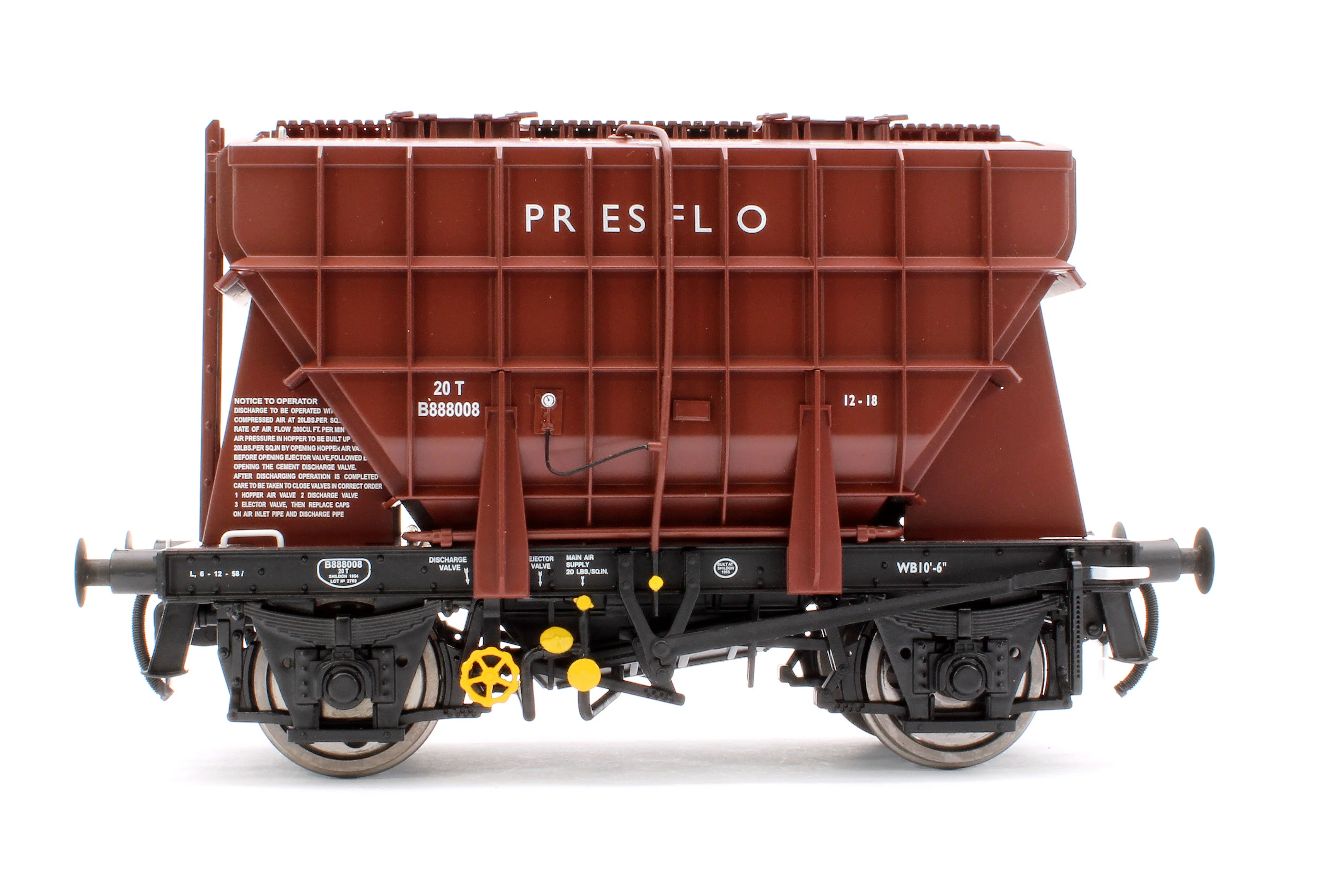 Presflo Wagon 'Presflo' Bauxite B888008 (Pre-TOPS) - Image 2