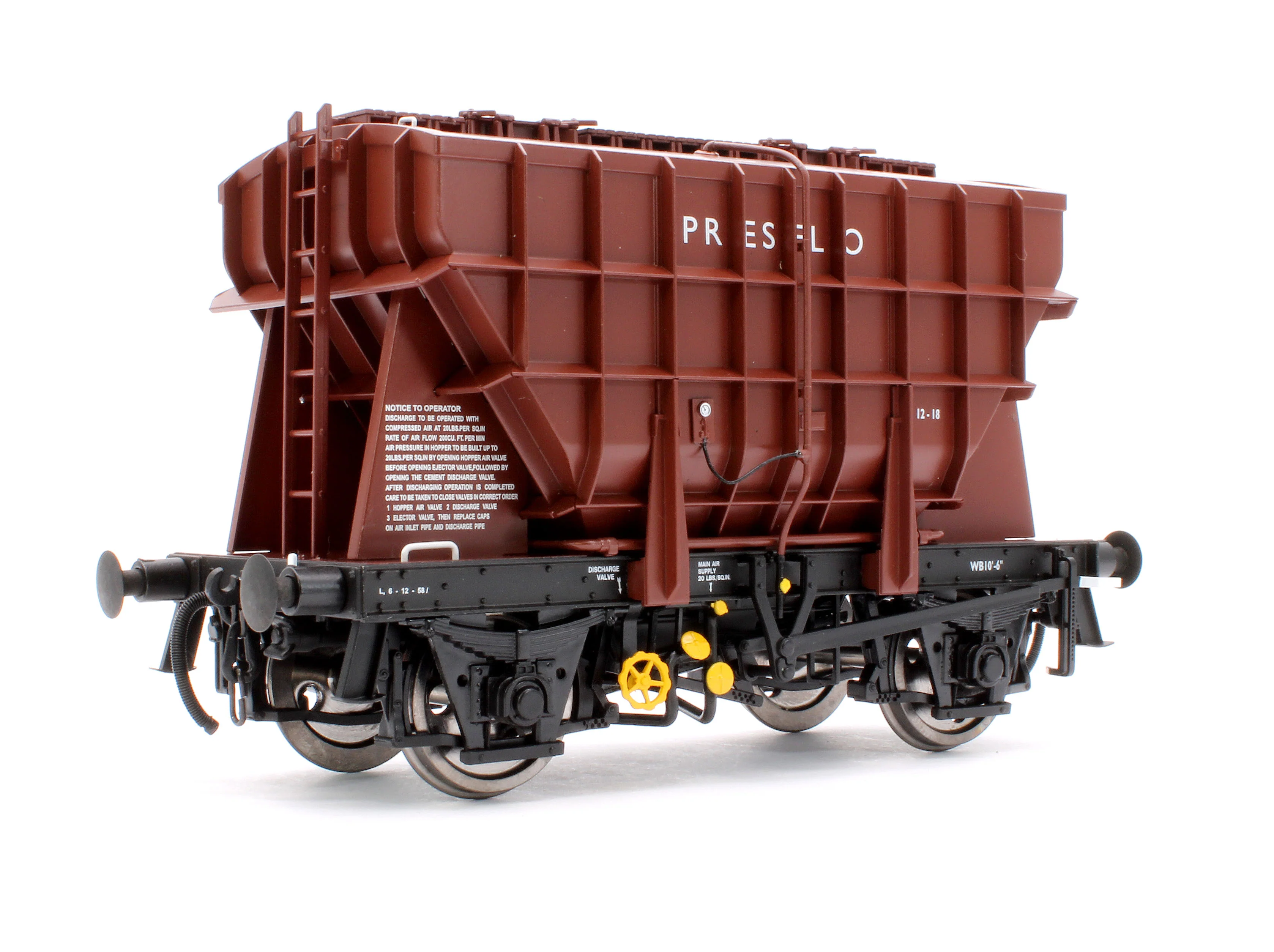 Presflo Wagon 'Presflo' Bauxite Un-Numbered