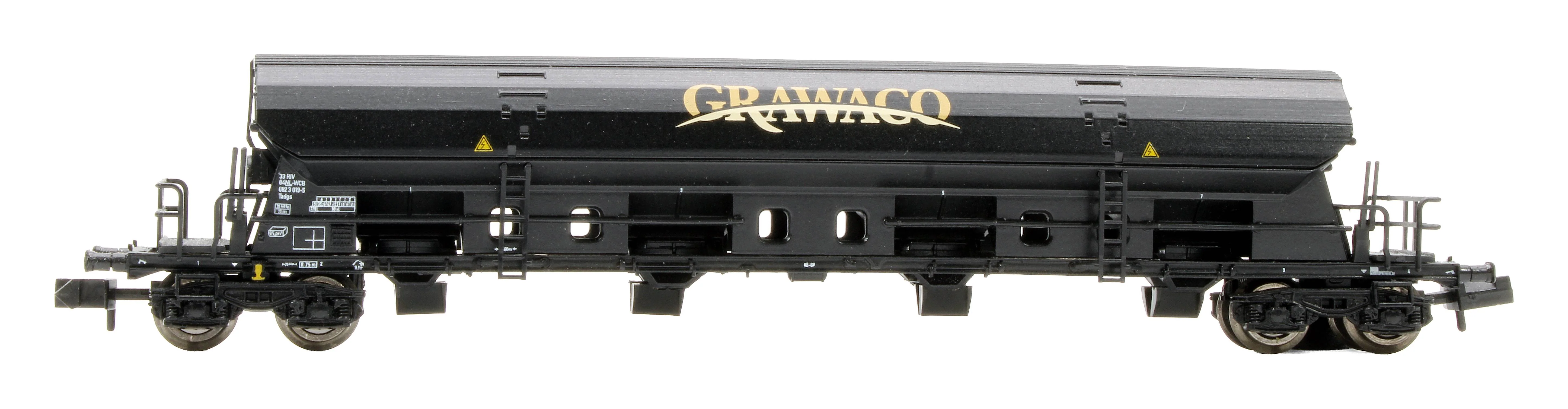 Pre-Owned 845419 N Swinging roof hopper car of the Grawaco - Image 3