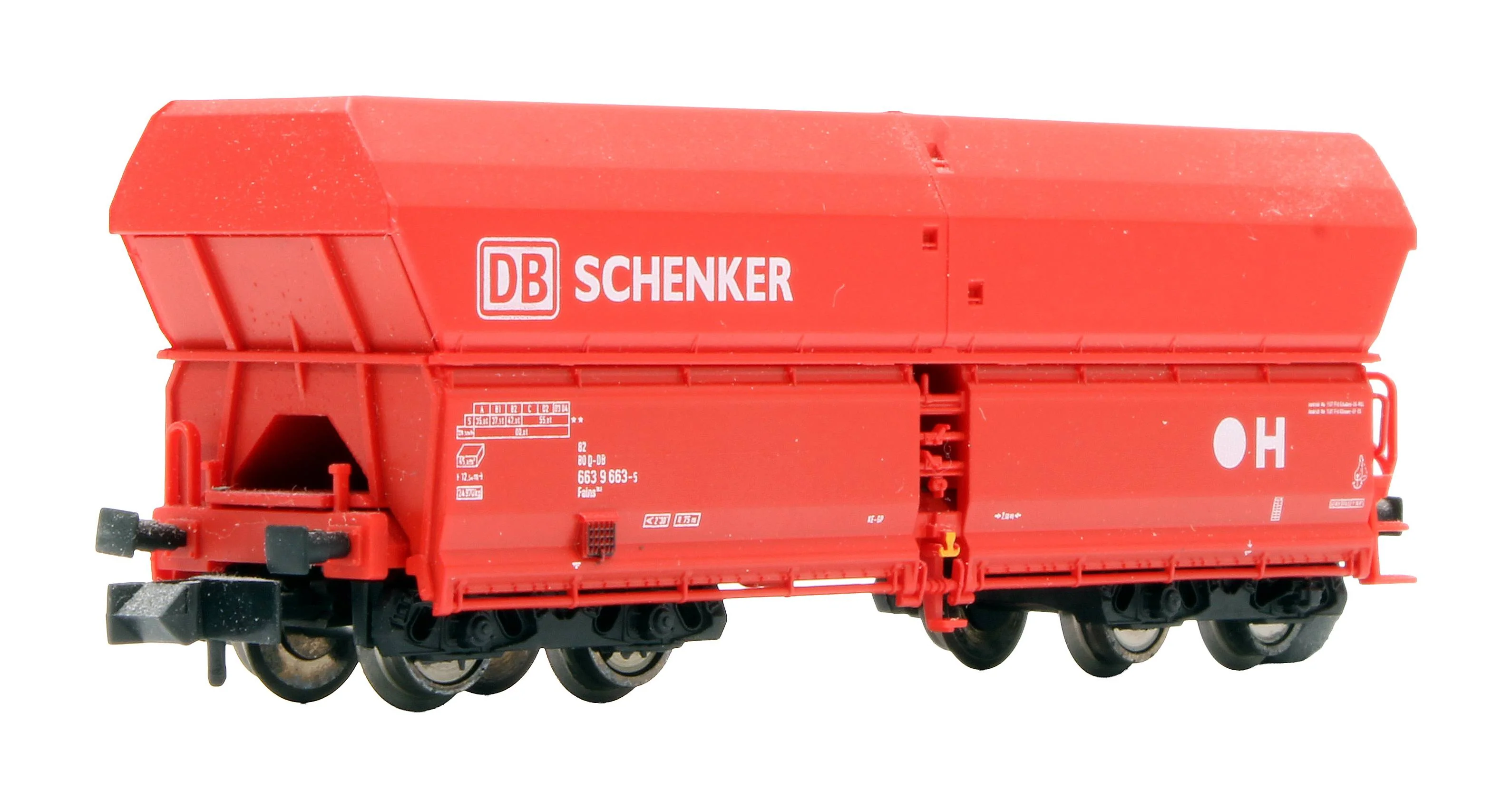 Pre-Owned 852318 Fleischmann N Gauge Pack of 2 Self Unloading Hopper Wagons - Image 2