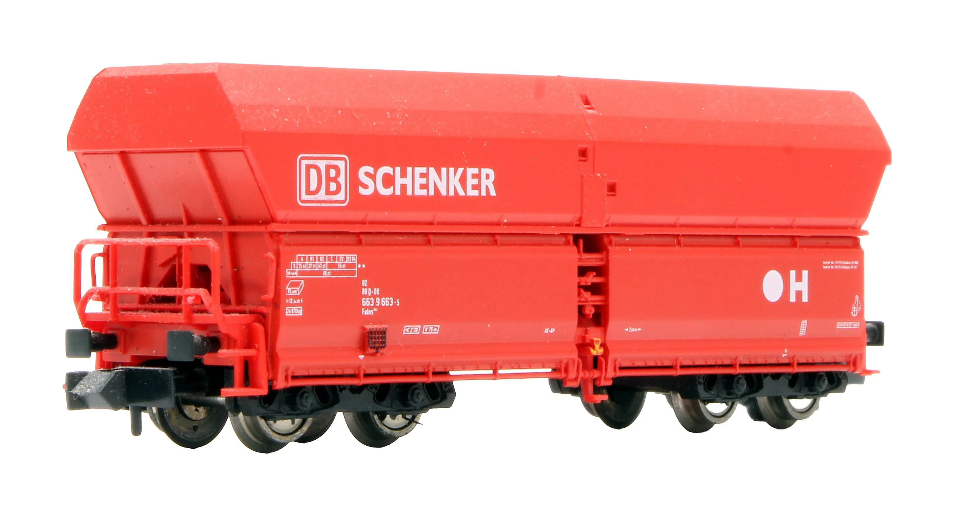 Pre-Owned 852318 Fleischmann N Gauge Pack of 2 Self Unloading Hopper Wagons - Image 5
