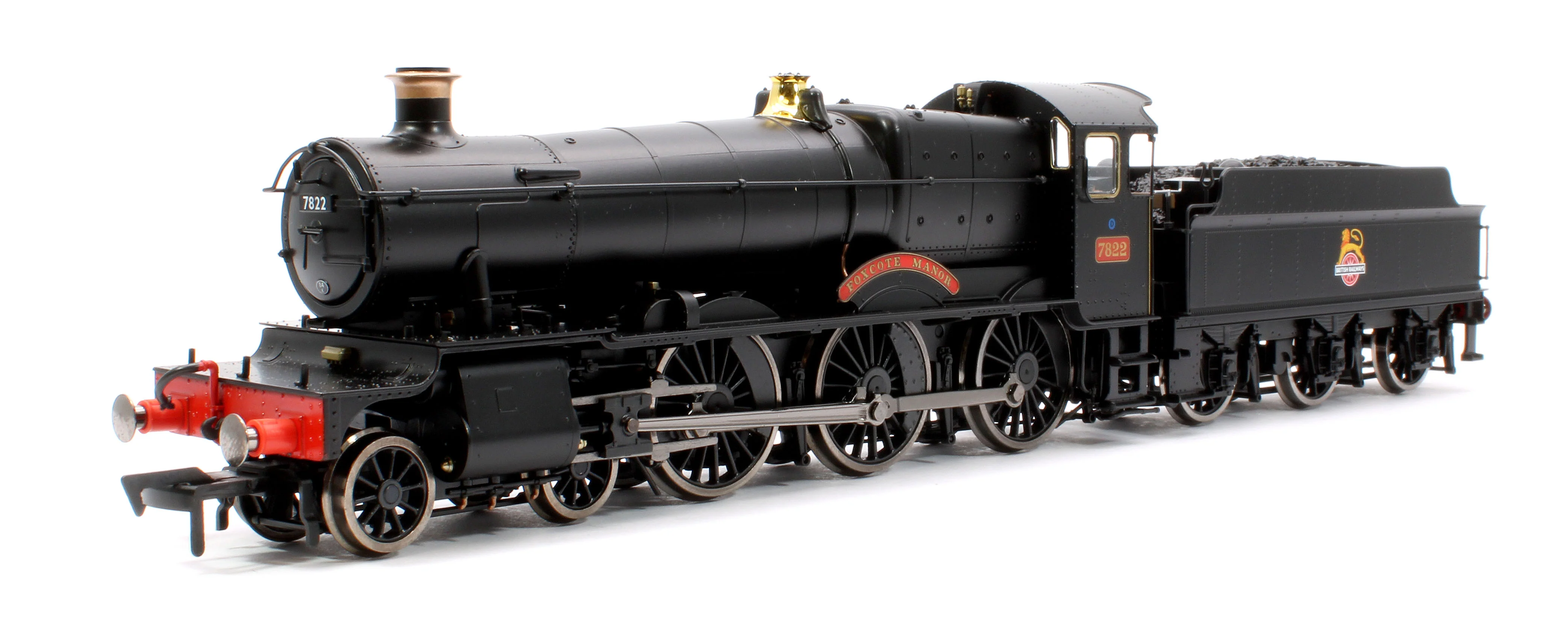 4S-001-012D Foxcote Manor BR Black Early Crest 78xx Manor Class 4-6-0 Steam Locomotive No.7822 - DCC Fitted