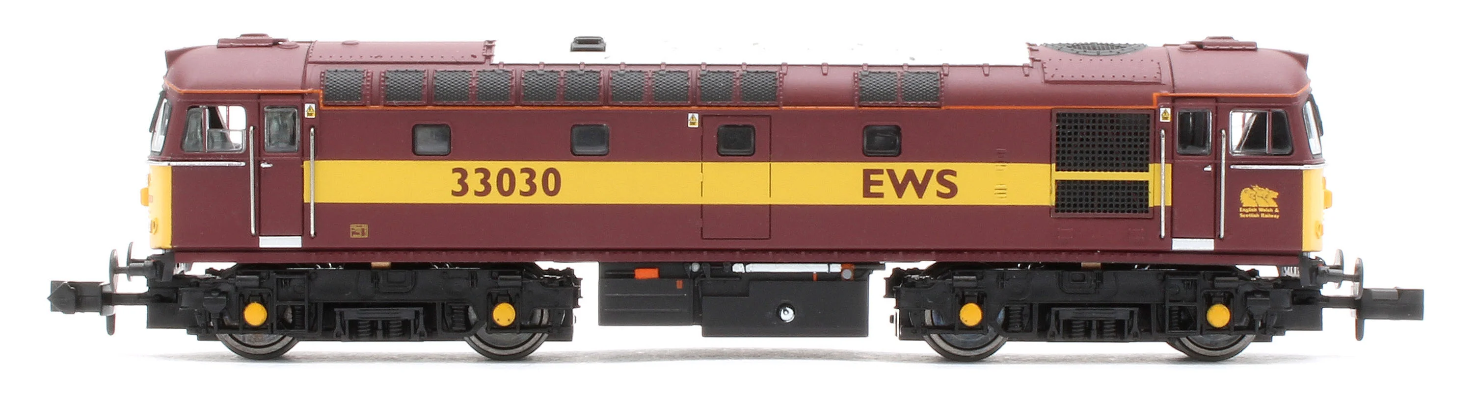 GM2210603D Class 33 030 EWS Red/Gold Diesel Locomotive - DCC Fitted - Image 5
