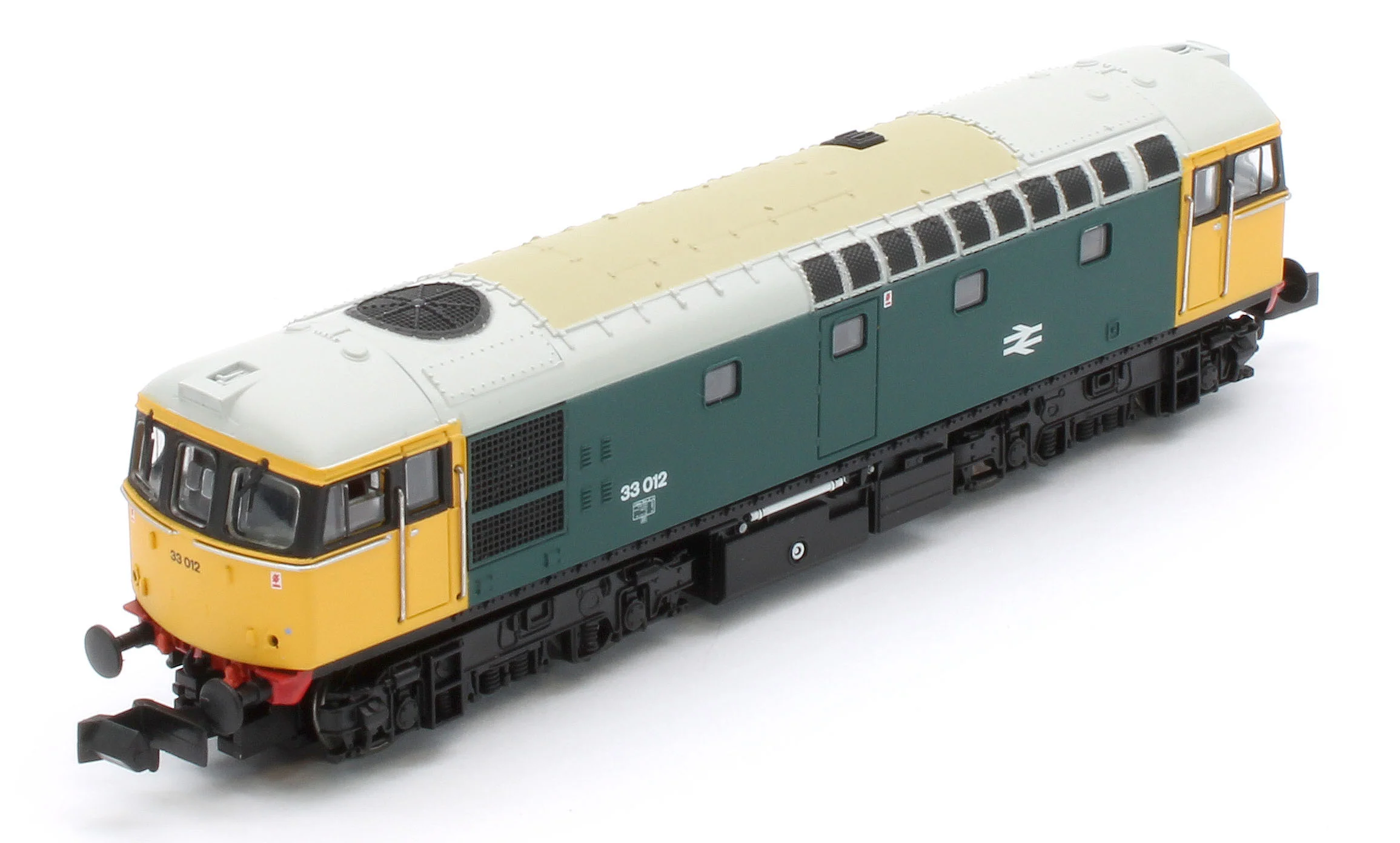 GM2210604D Class 33 012 BR Blue w/Yellow & Black Cabs Diesel Locomotive - DCC Fitted - Image 11