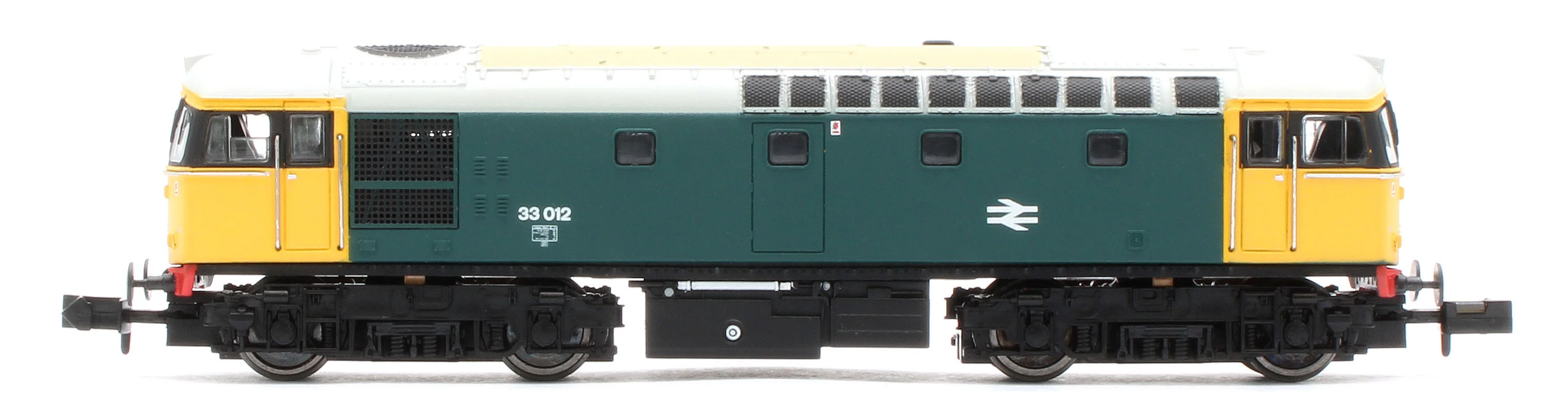 GM2210604D Class 33 012 BR Blue w/Yellow & Black Cabs Diesel Locomotive - DCC Fitted - Image 2