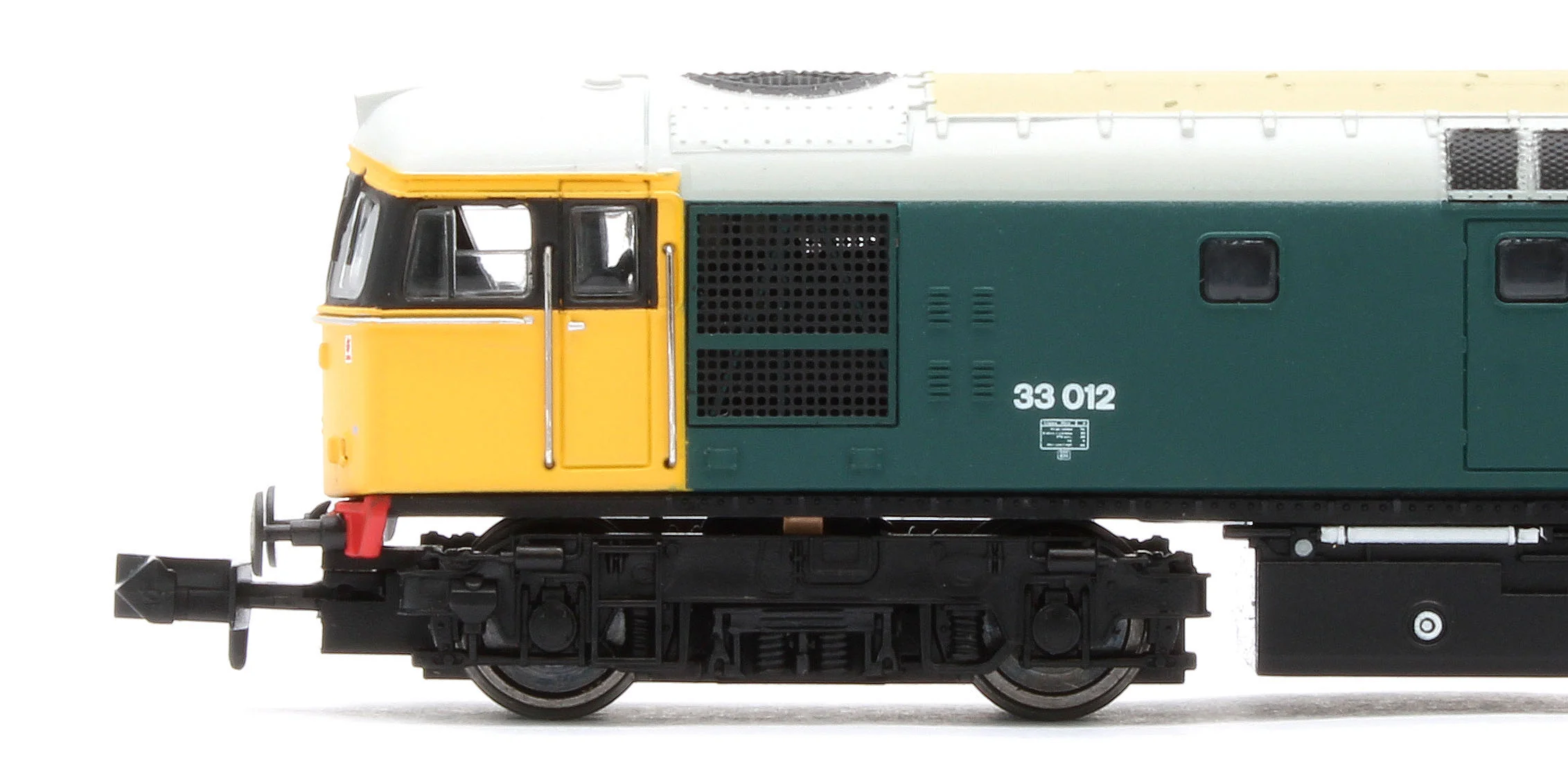 GM2210604D Class 33 012 BR Blue w/Yellow & Black Cabs Diesel Locomotive - DCC Fitted - Image 9
