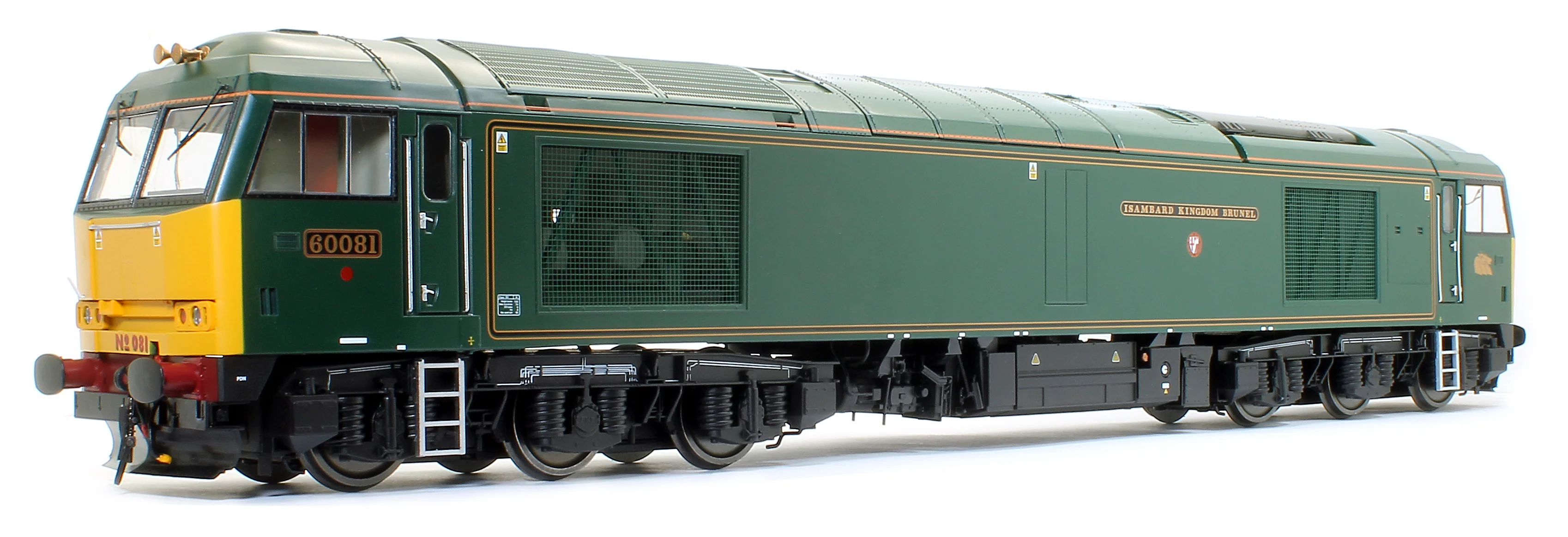 Class 60 081 'Isambard Kingdom Brunel' GWR Brunswick Green Diesel Locomotive - Image 4