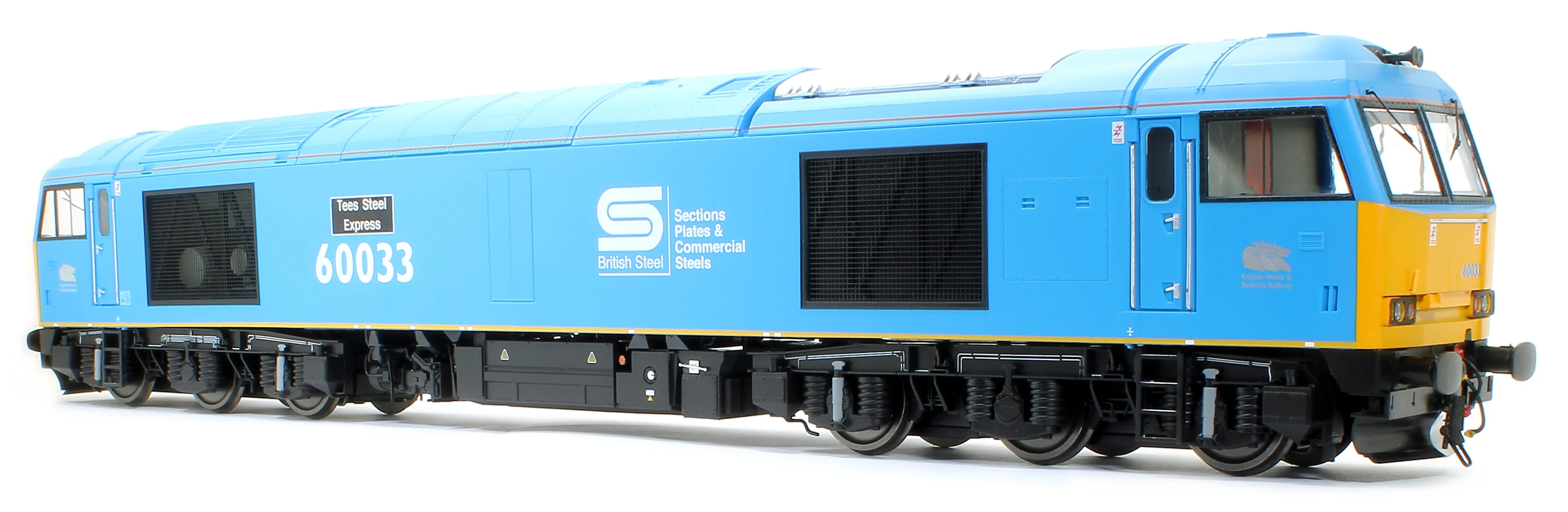 Class 60 Diesel 60 033 Tees Steel Express British Steel Blue Diesel Locomotive - Image 3