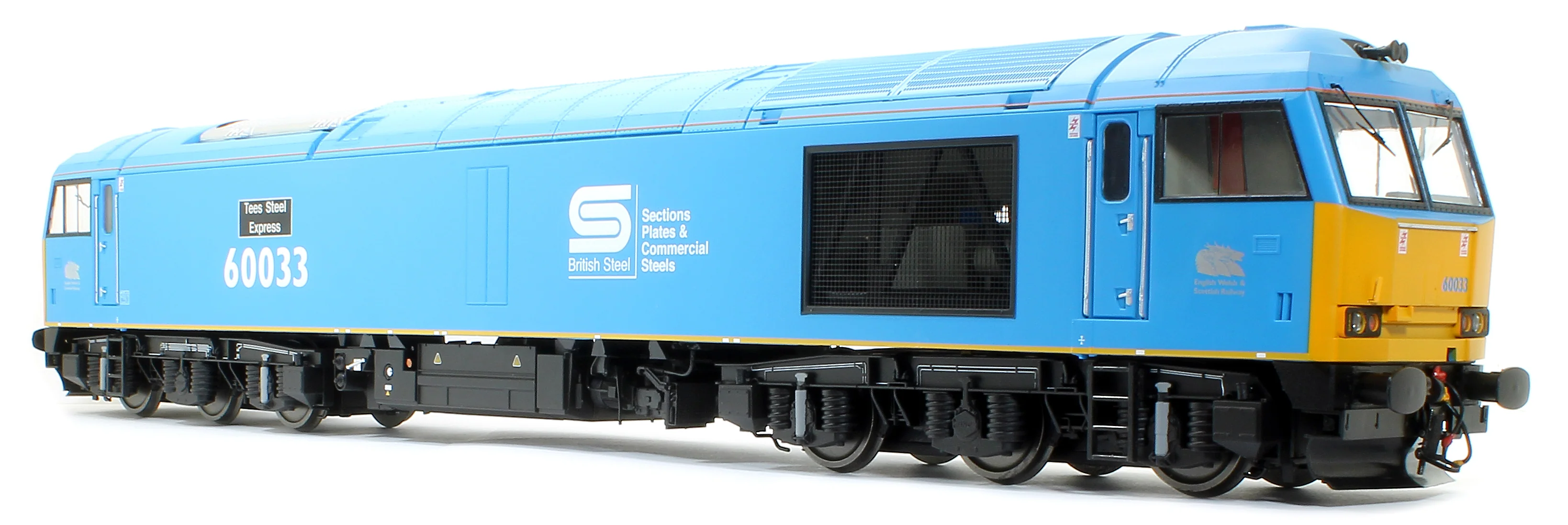 Class 60 Diesel 60 033 Tees Steel Express British Steel Blue Diesel Locomotive - Image 6
