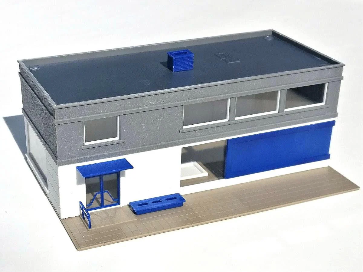 GM434L Fordhampton Police Station with LED Lighting