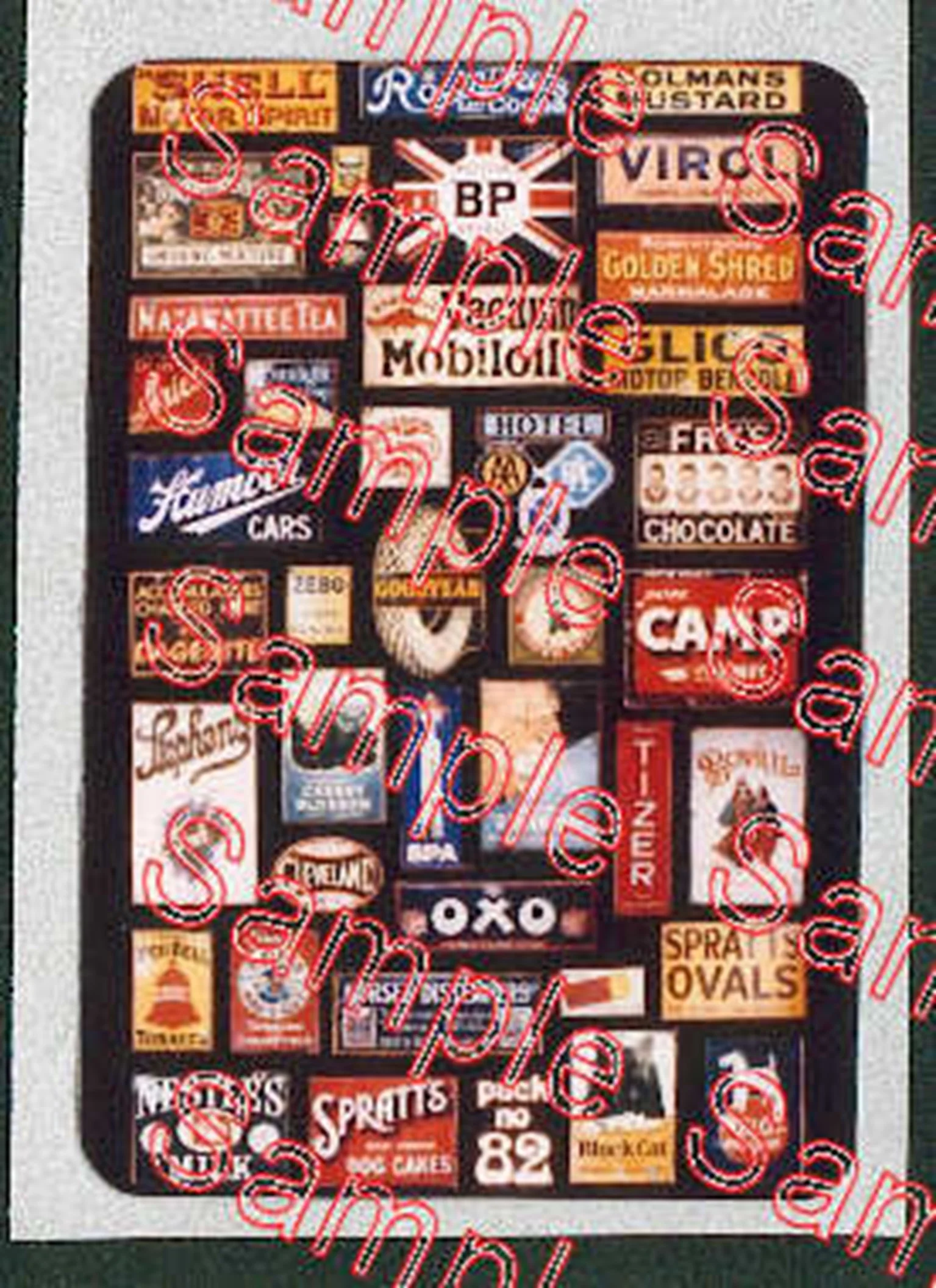 N Gauge Enamel Advert Signs 2